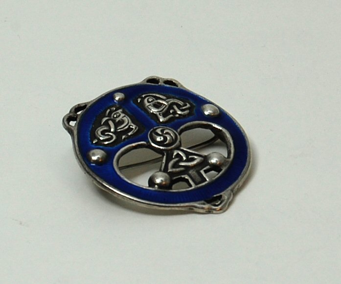 Iona- an enamelled brooch
