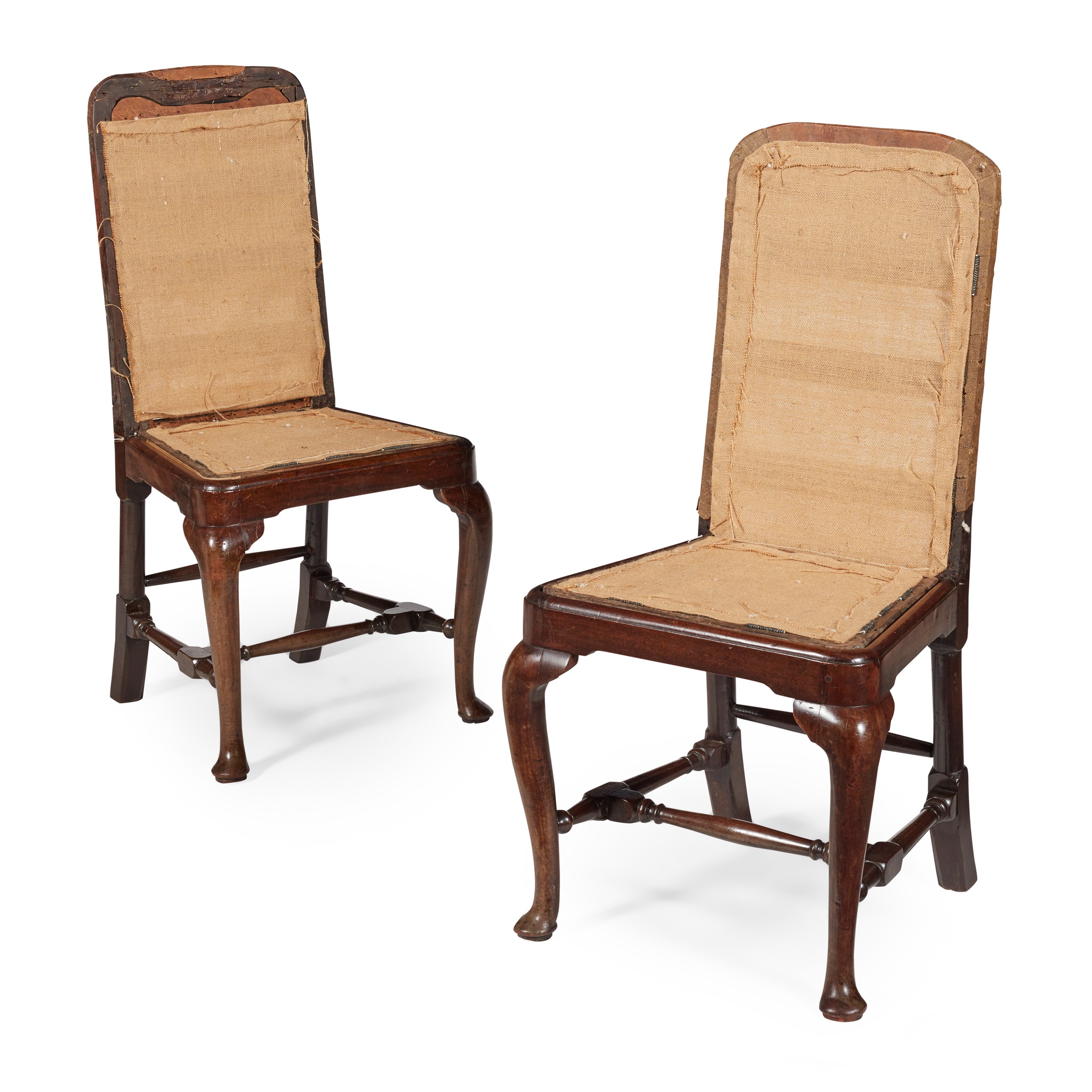 PAIR OF GEORGE I MAHOGANY SIDE CHAIRS