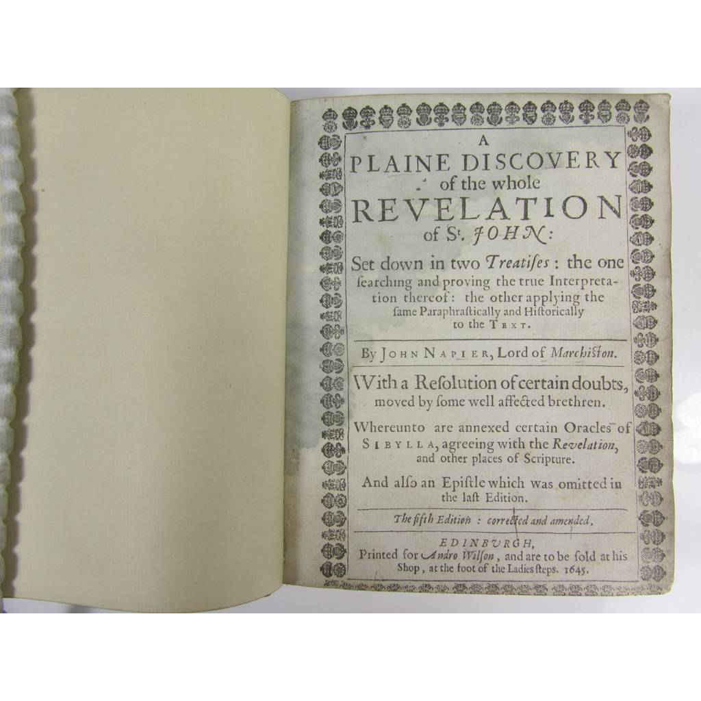 Napier, John, Lord of Merchiston