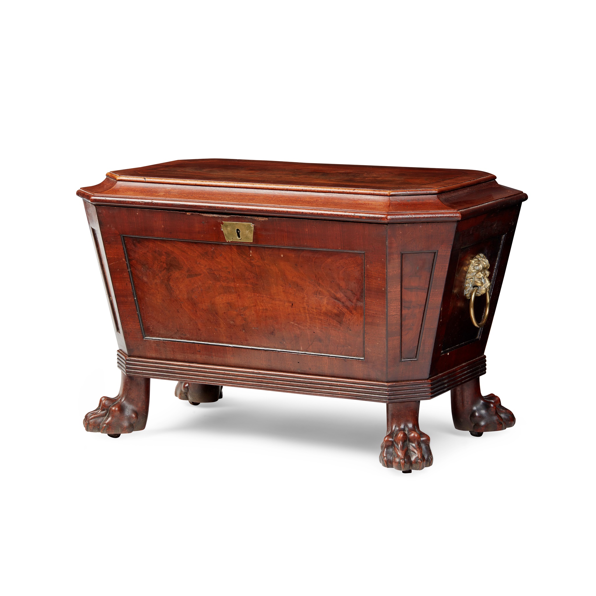 GEORGE III MAHOGANY CELLARETTE