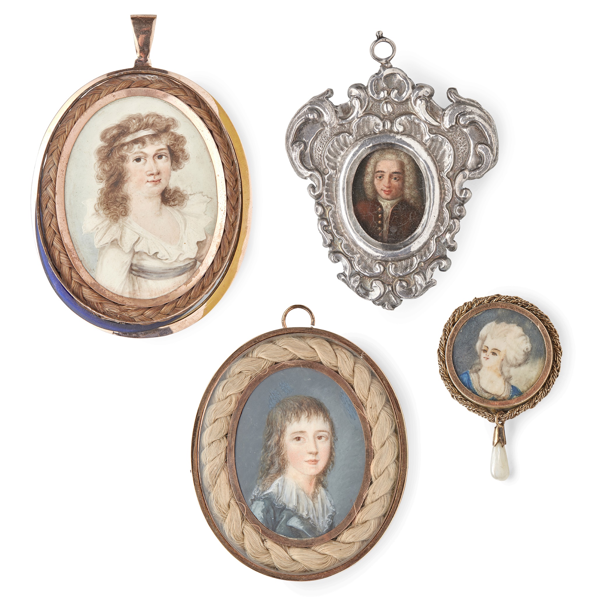 GROUP OF PORTRAIT MINIATURES