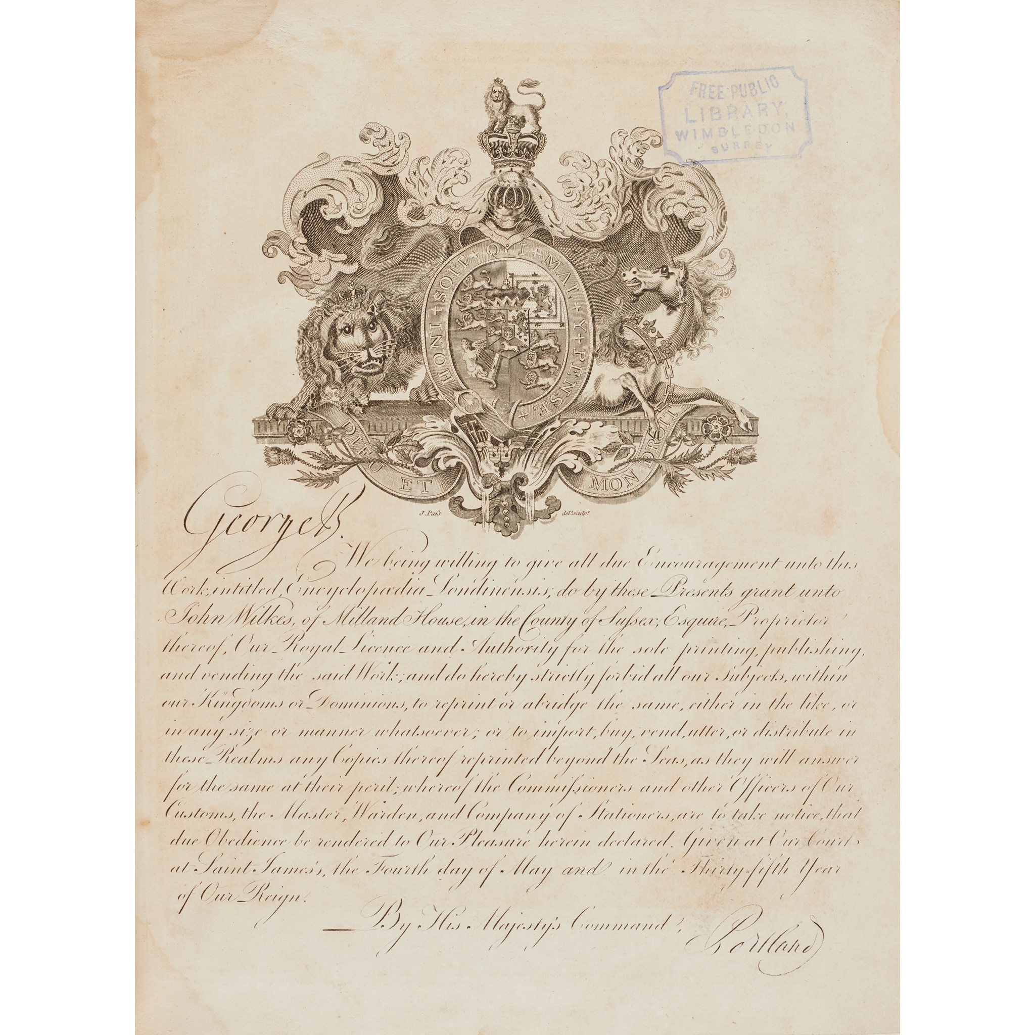 Wilkes, John, editor