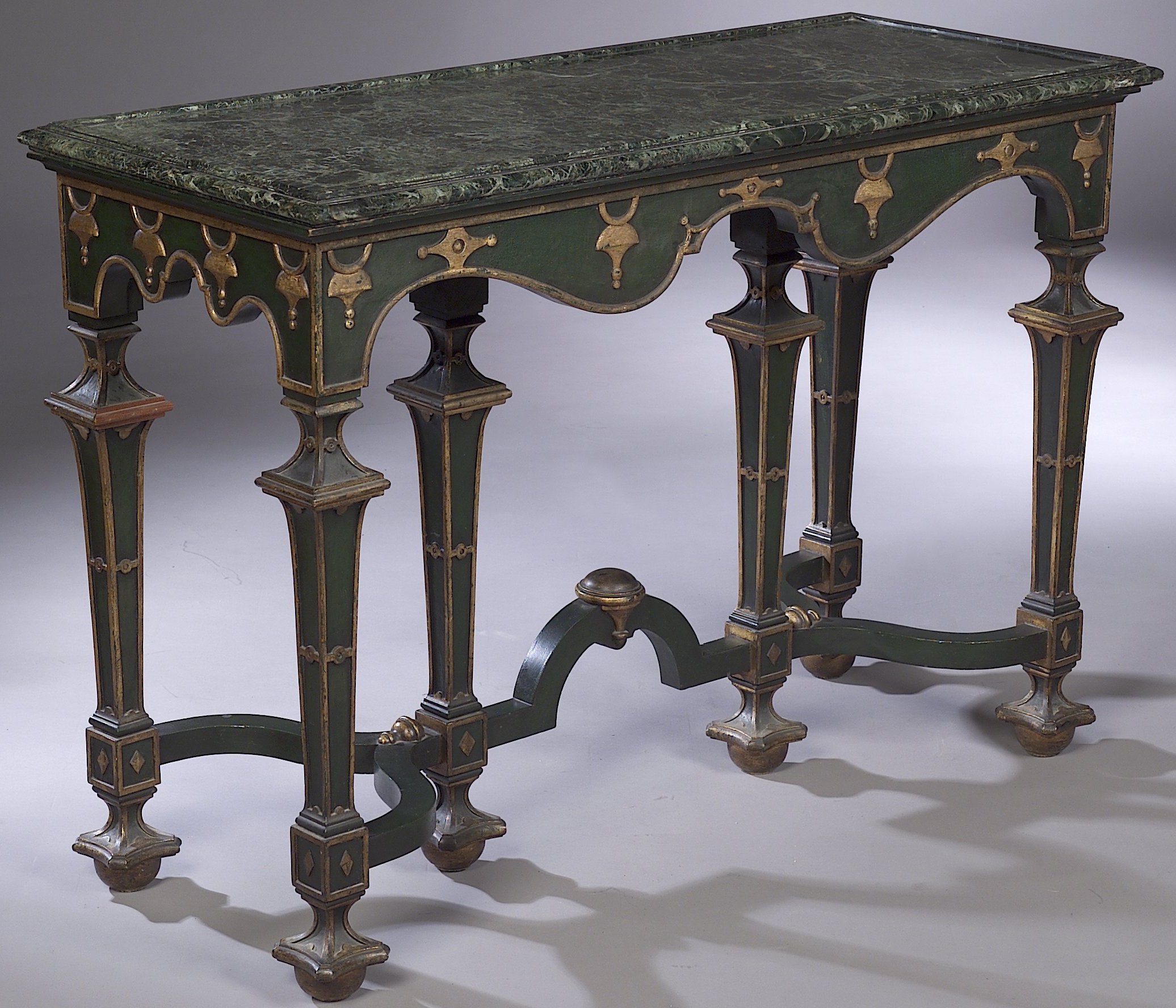 An Italian marble topped centre table