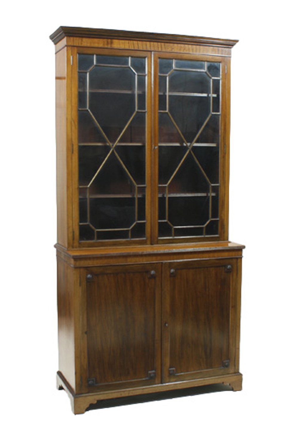 A Georgian style mahogany bookcase