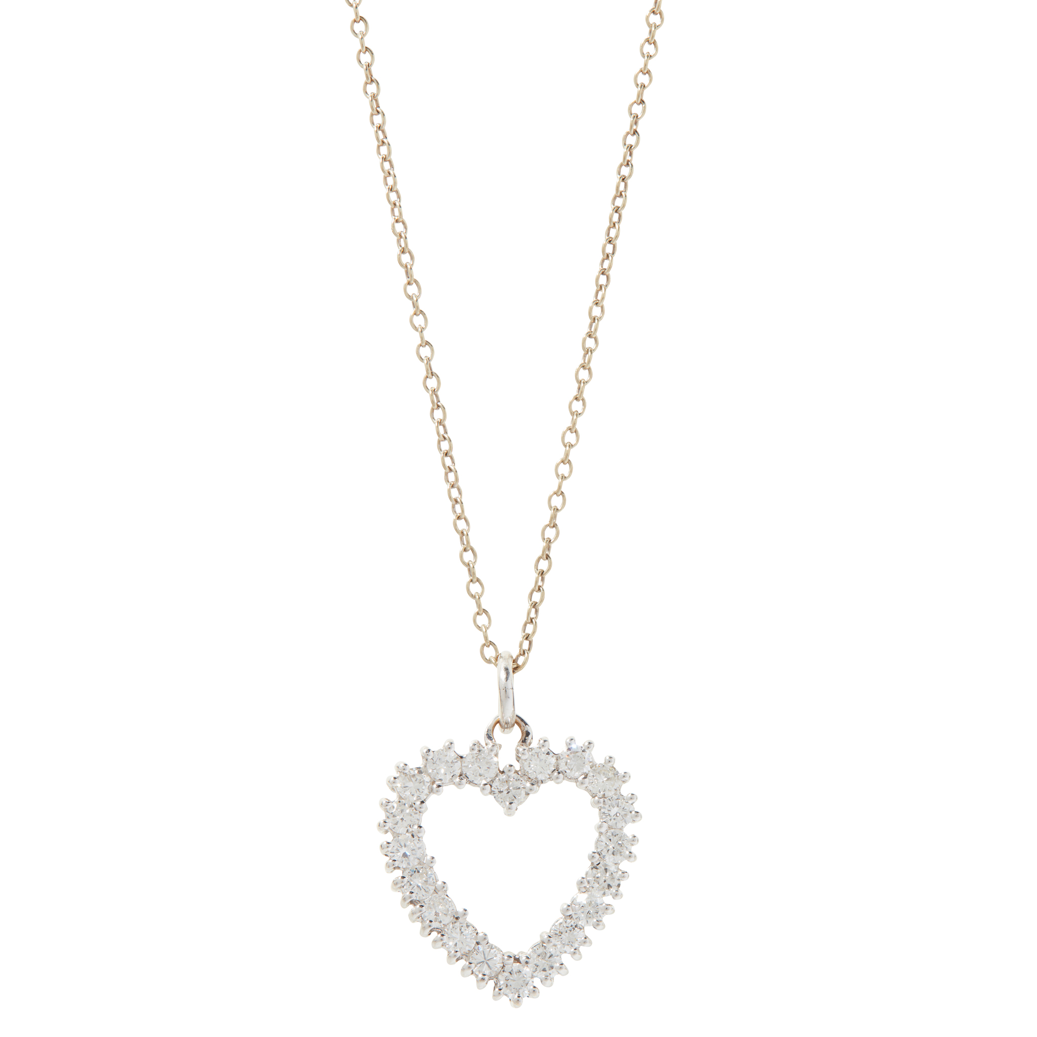 A diamond pendant