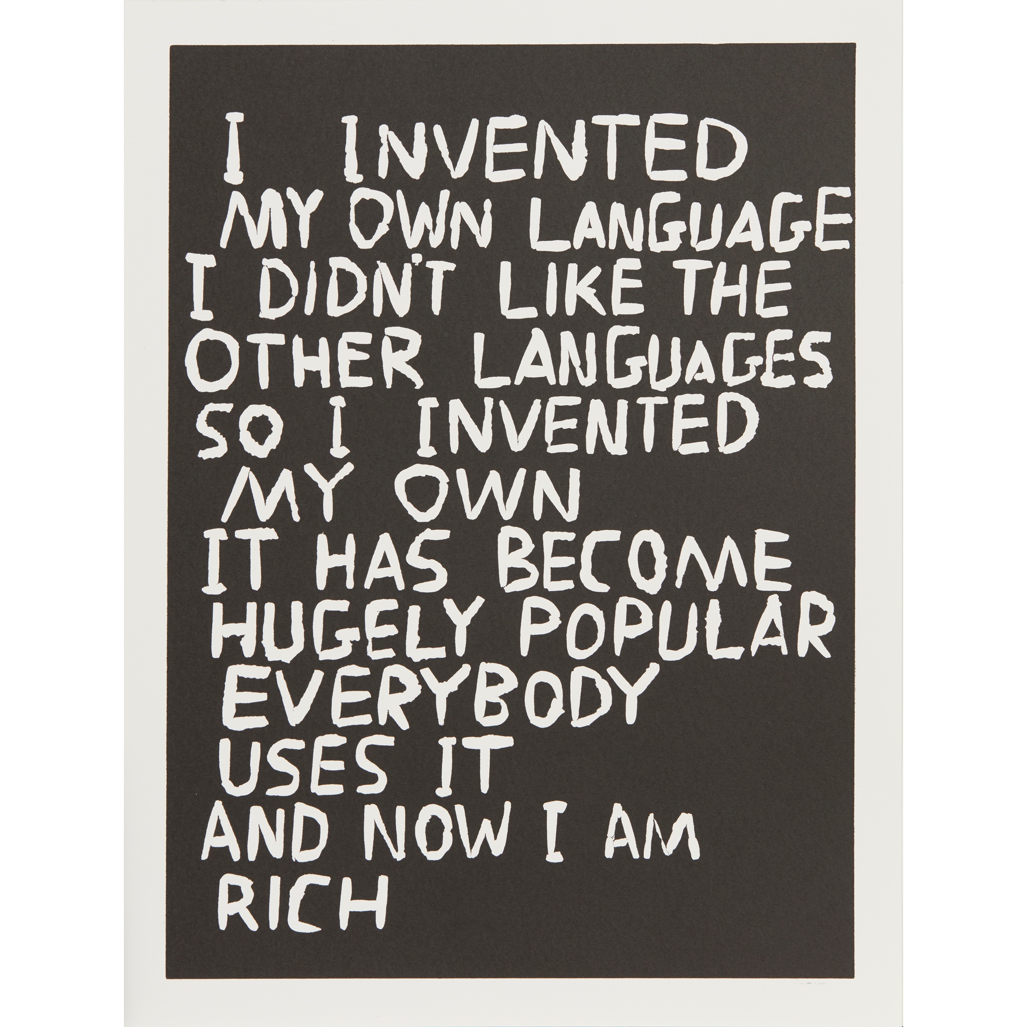 DAVID SHRIGLEY O.B.E. (BRITISH B.1968)