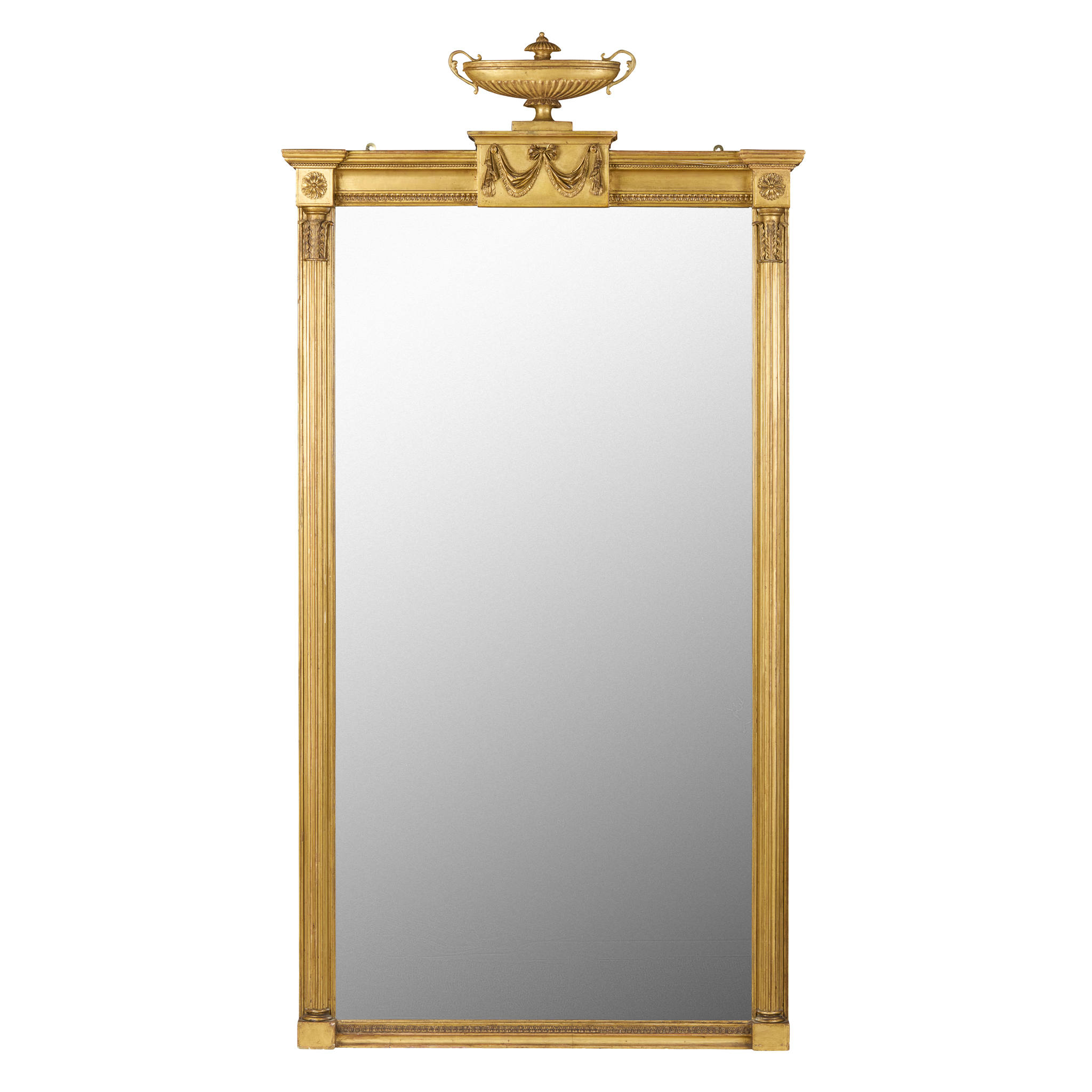 GEORGE III GILTWOOD AND GESSO PIER MIRROR