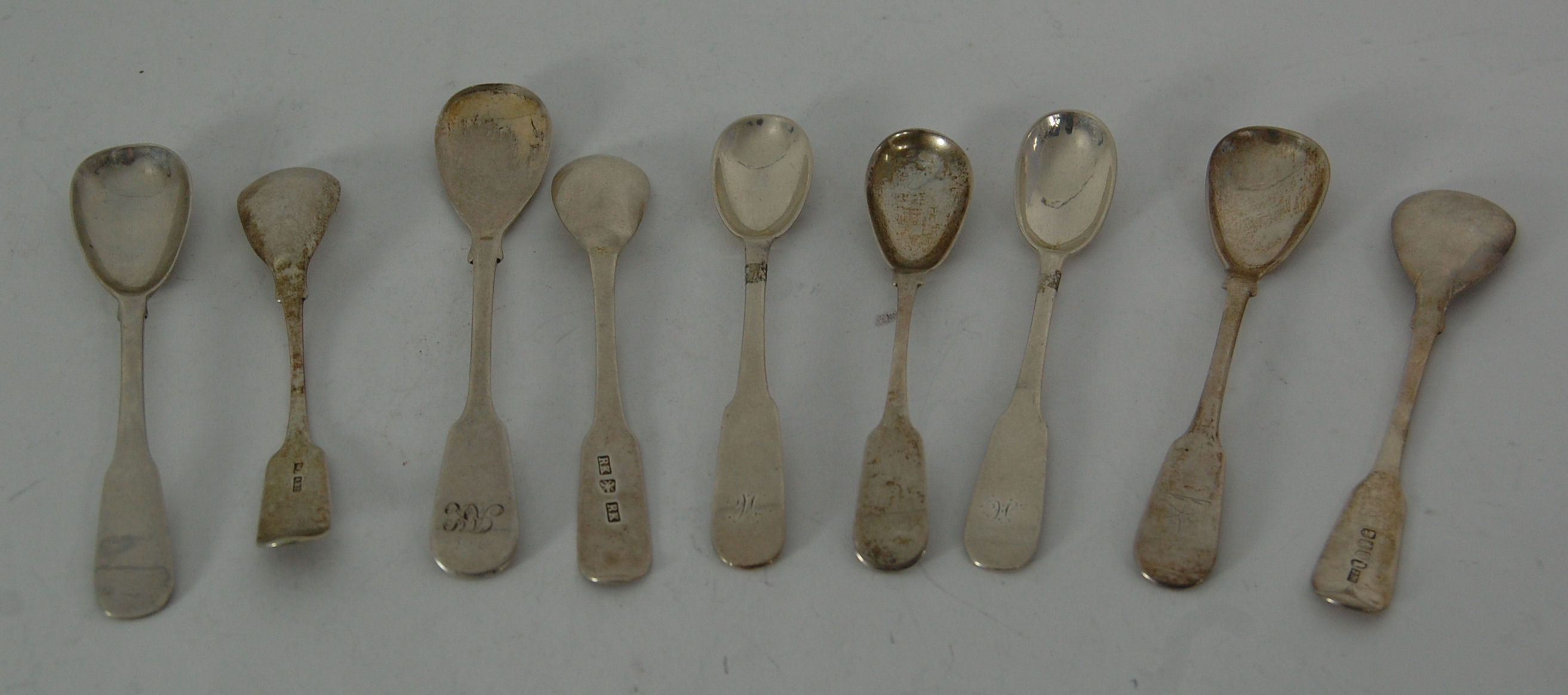 A group of Scottish provincial mustard spoons
