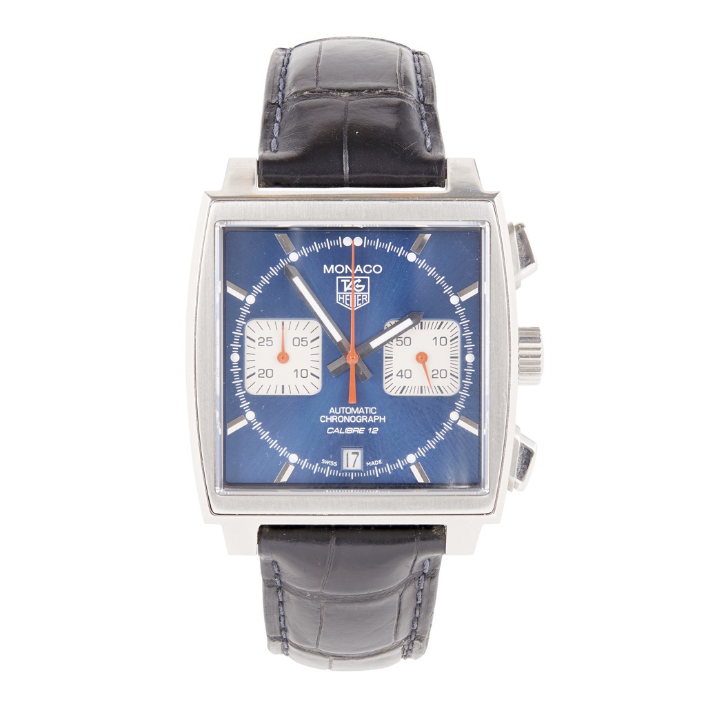 A gentleman's stainless steel cased chronograph, Tag Heuer