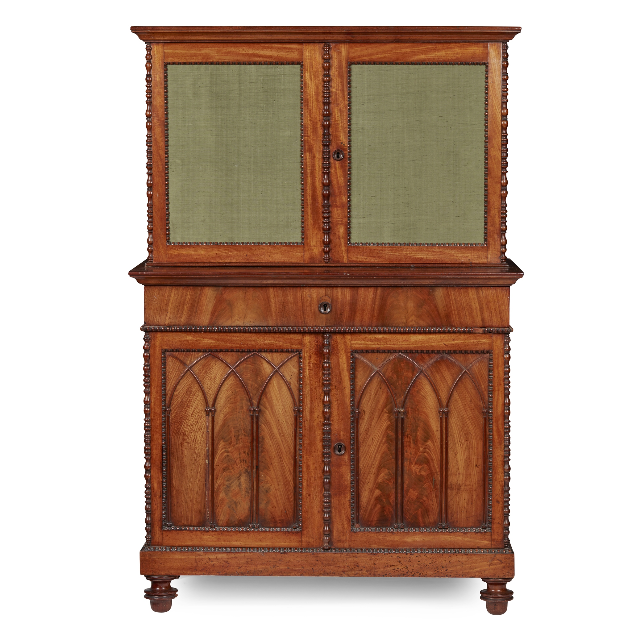 REGENCY MAHOGANY SMALL BOOKCASE