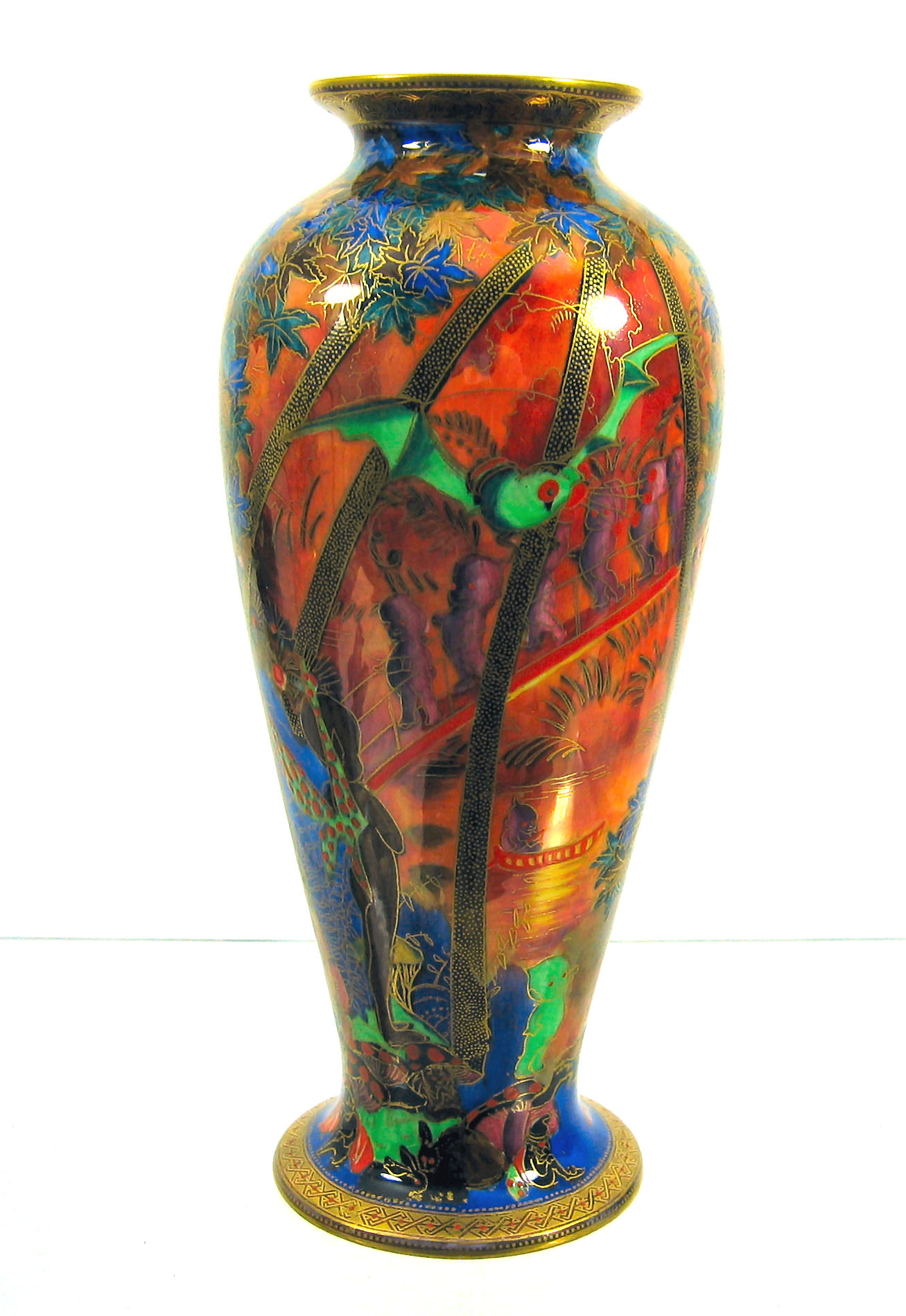 Daisy Makeig-Jones (1881 - 1945) A Wedgwood 'Fairyland lustre' baluster vase,