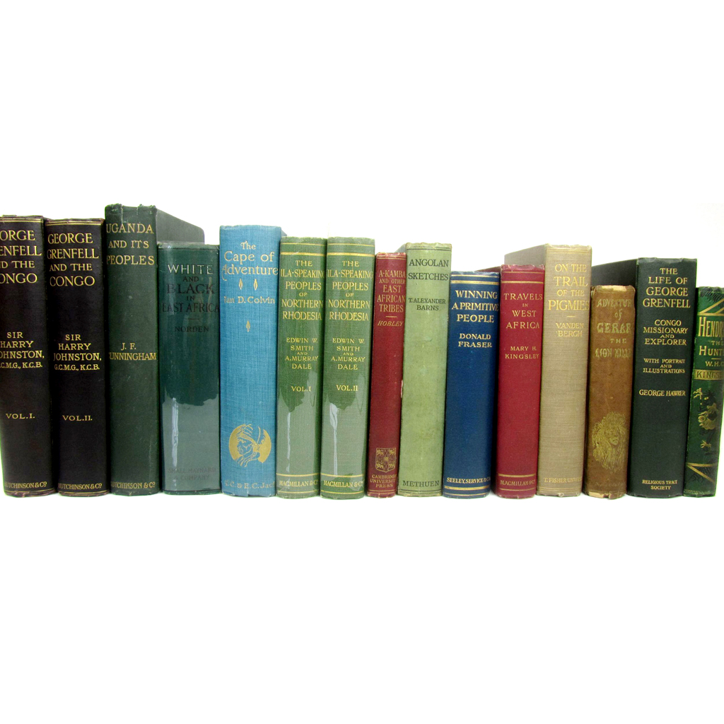 Africa, a collection of 45 volumes, including Johnston, Sir Harry