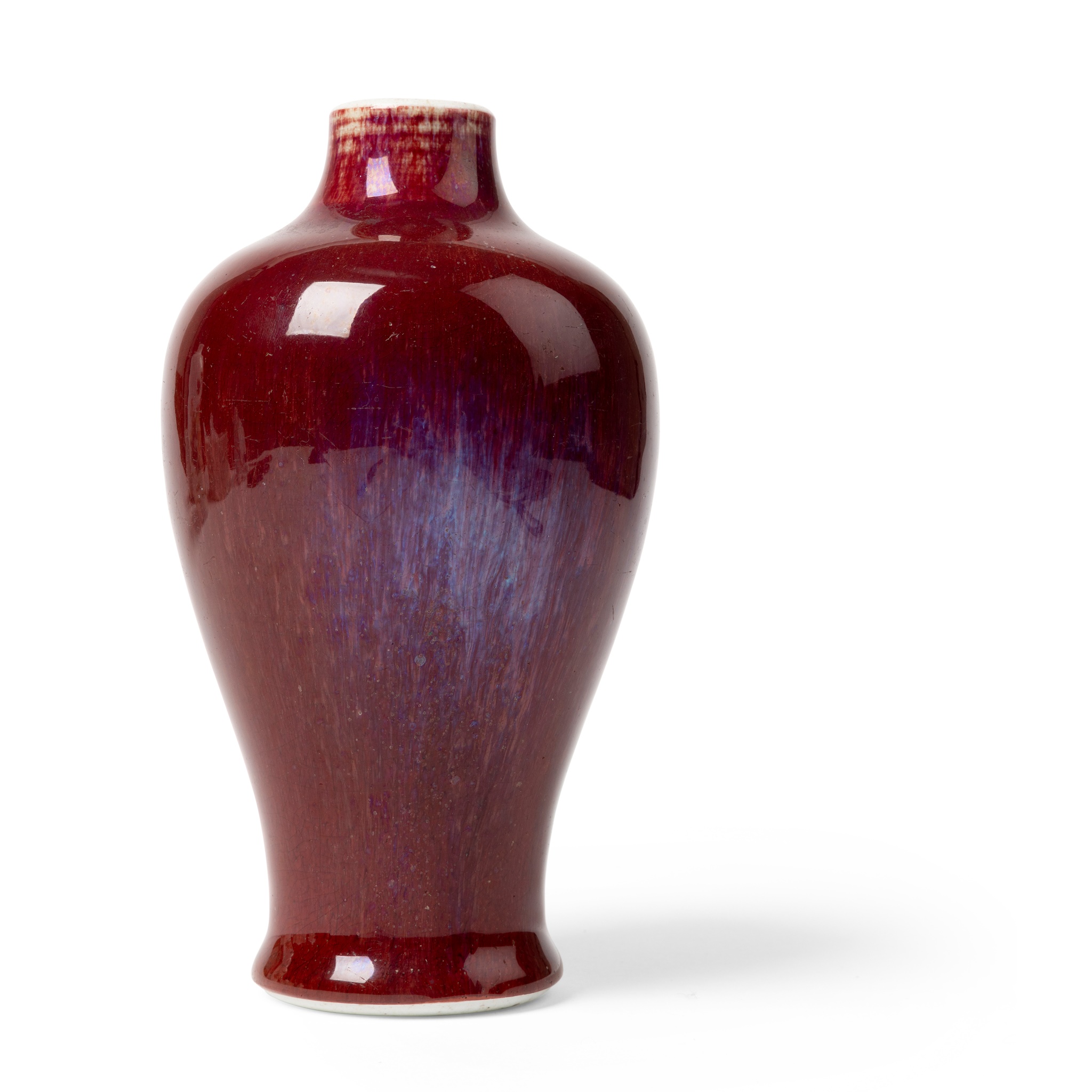 FLAMBÉ-GLAZED MEIPING VASE
