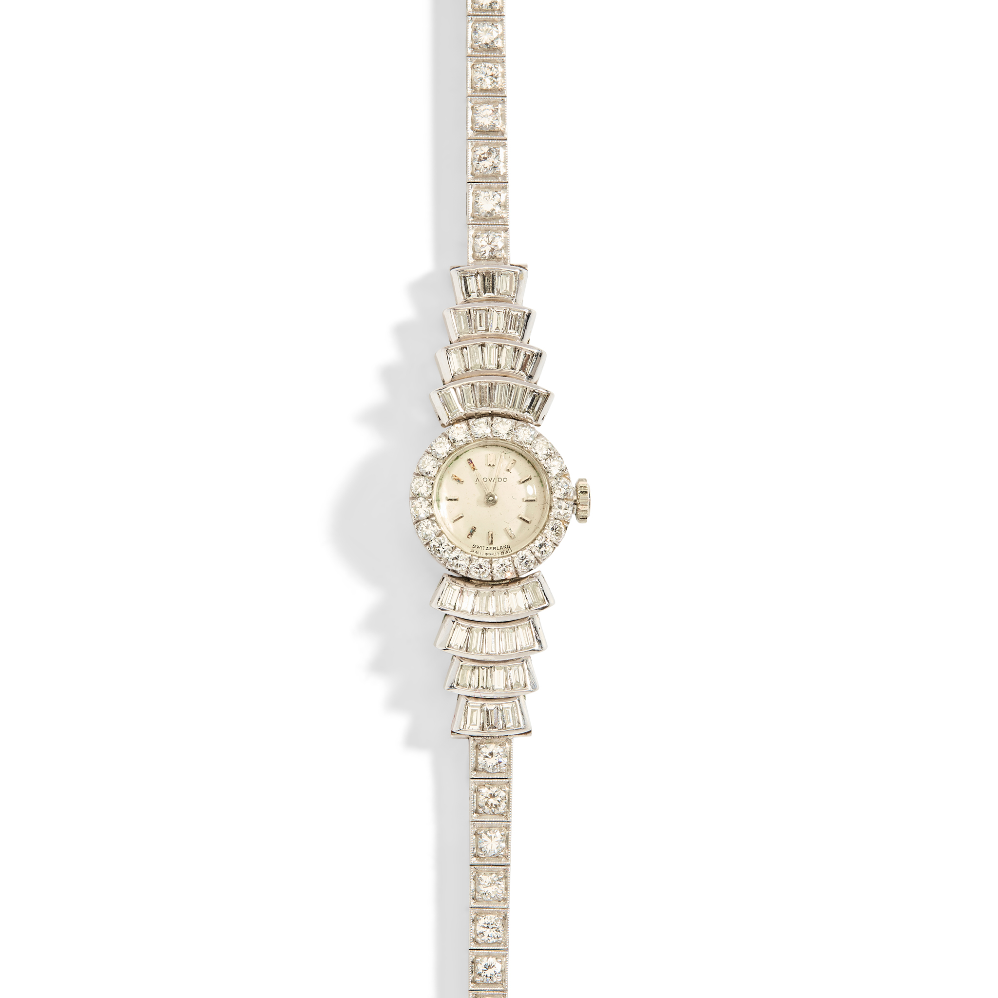 Movado: A lady's diamond cocktail watch