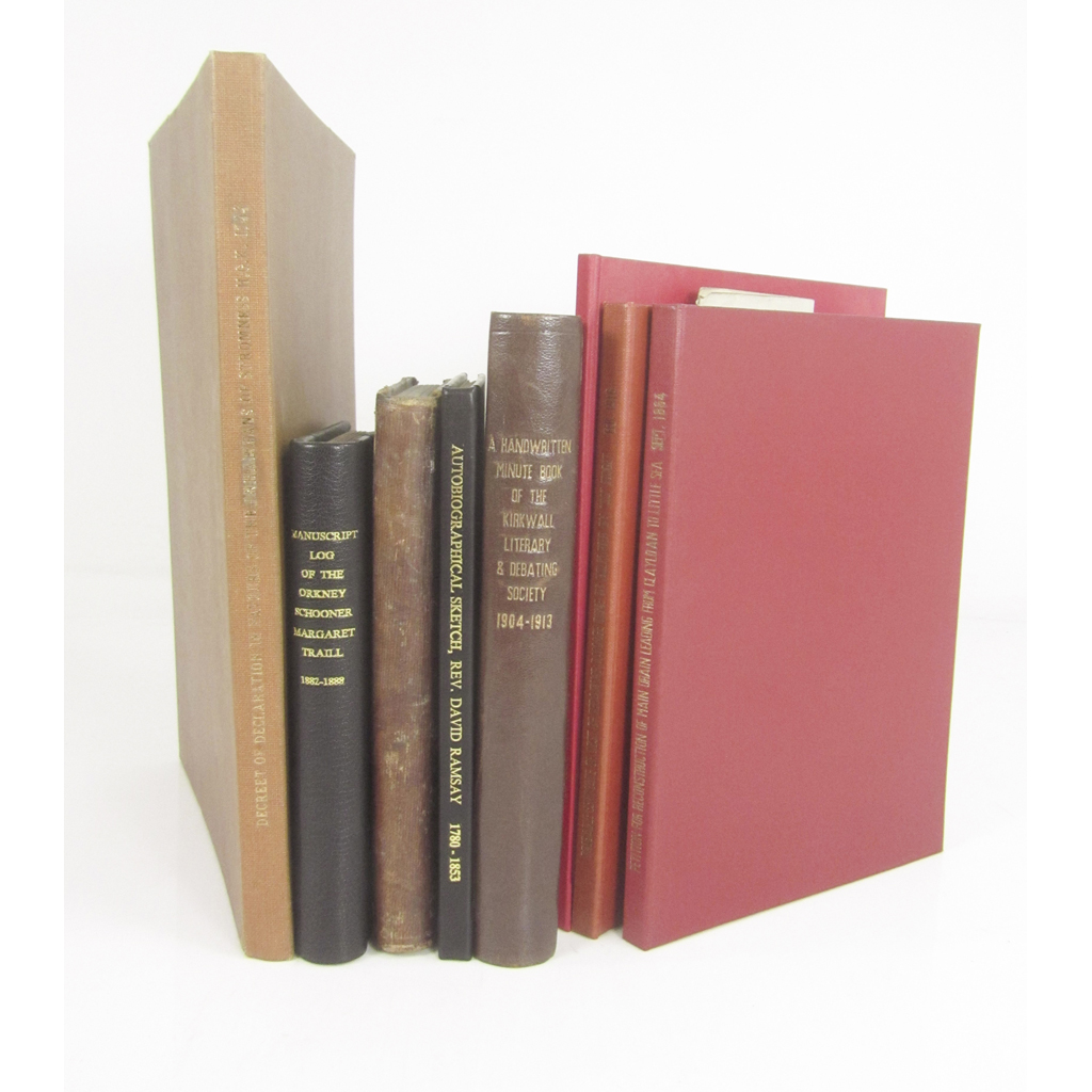 Manuscript items, a collection