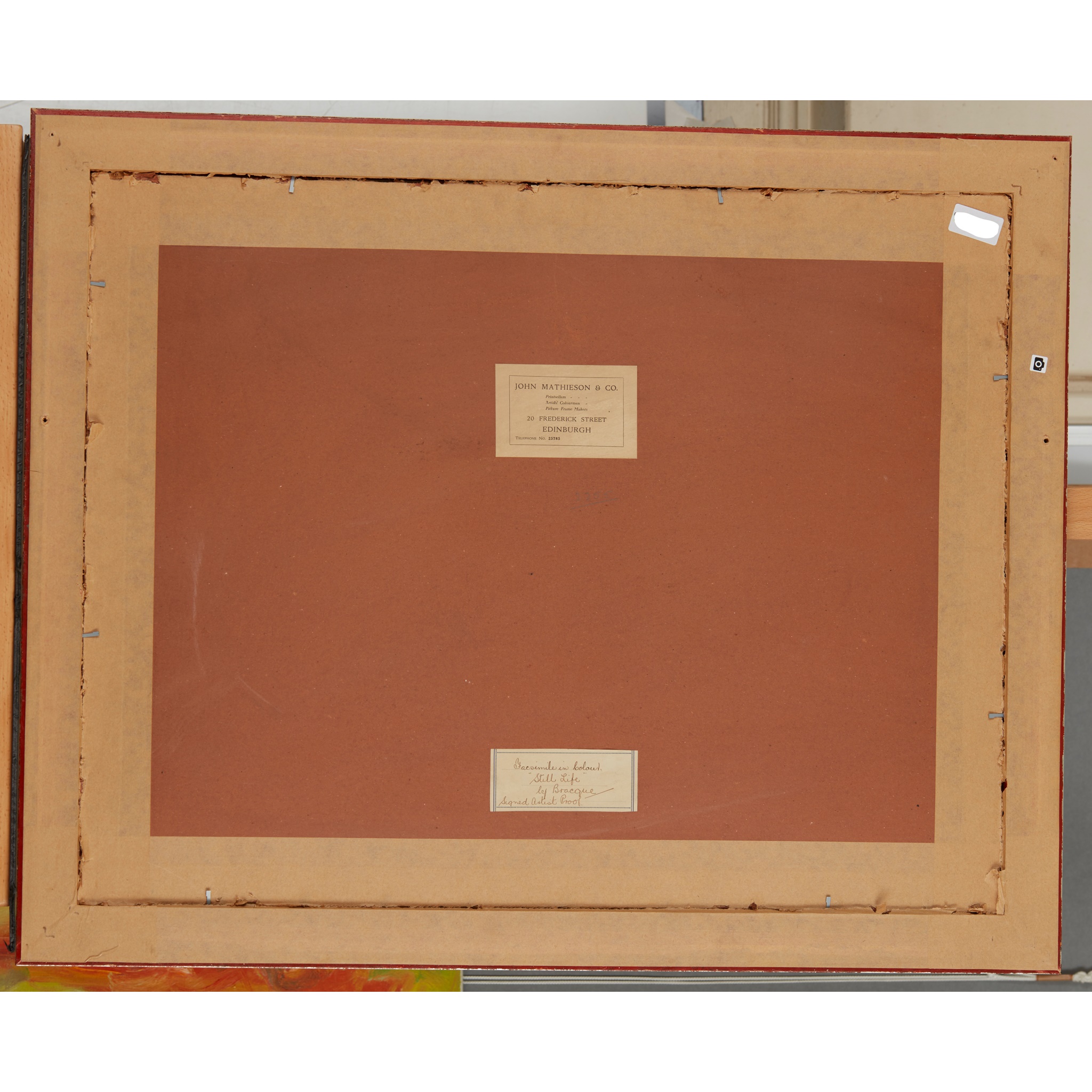 Past auction: GEORGES BRAQUE (FRENCH 1882-1963), AFTER STILL-LIFE