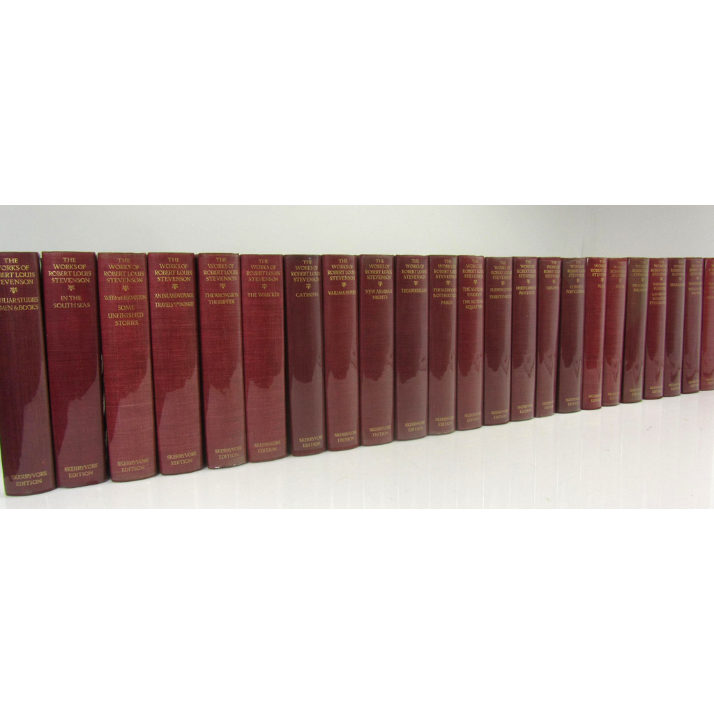 Walter Scott and R.L. Stevenson, 2 sets, comprising