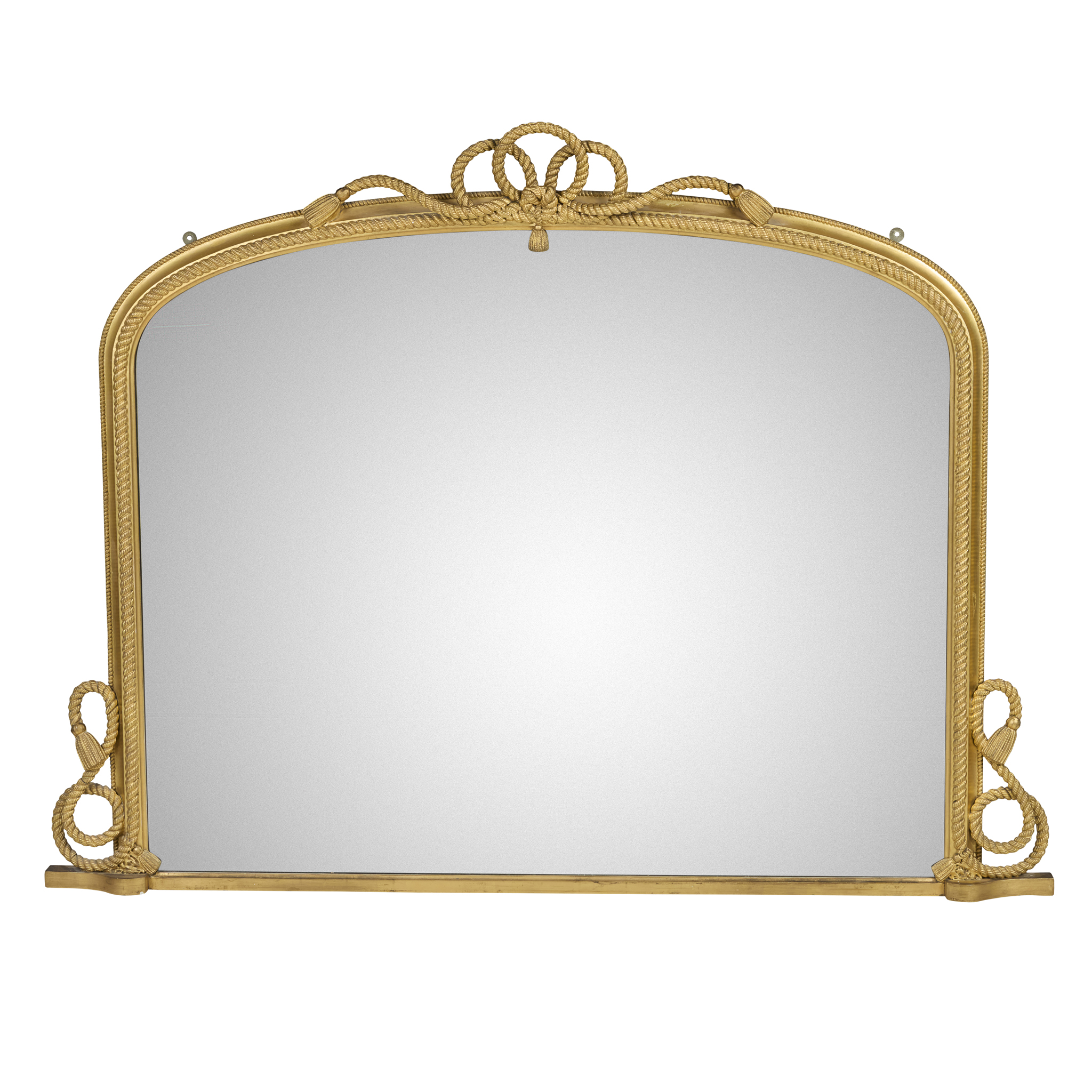 VICTORIAN GILTWOOD OVERMANTEL MIRROR