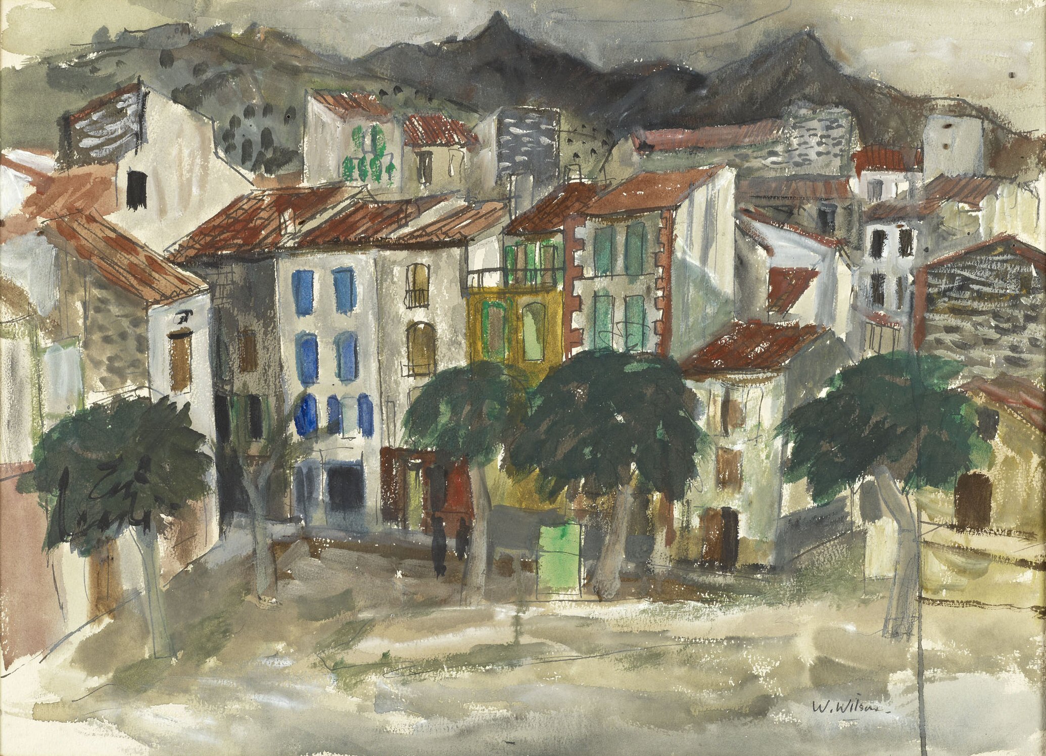 WILLIAM WILSON O.B.E.,R.S.A., R.S.W (SCOTTISH 1905-1972)