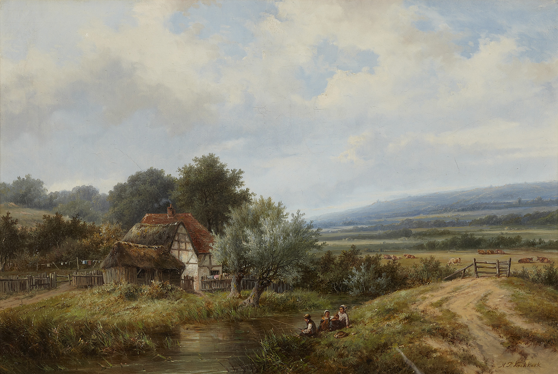 HENDRICK PIETER KOEKKOEK (DUTCH 1843-C.1890)