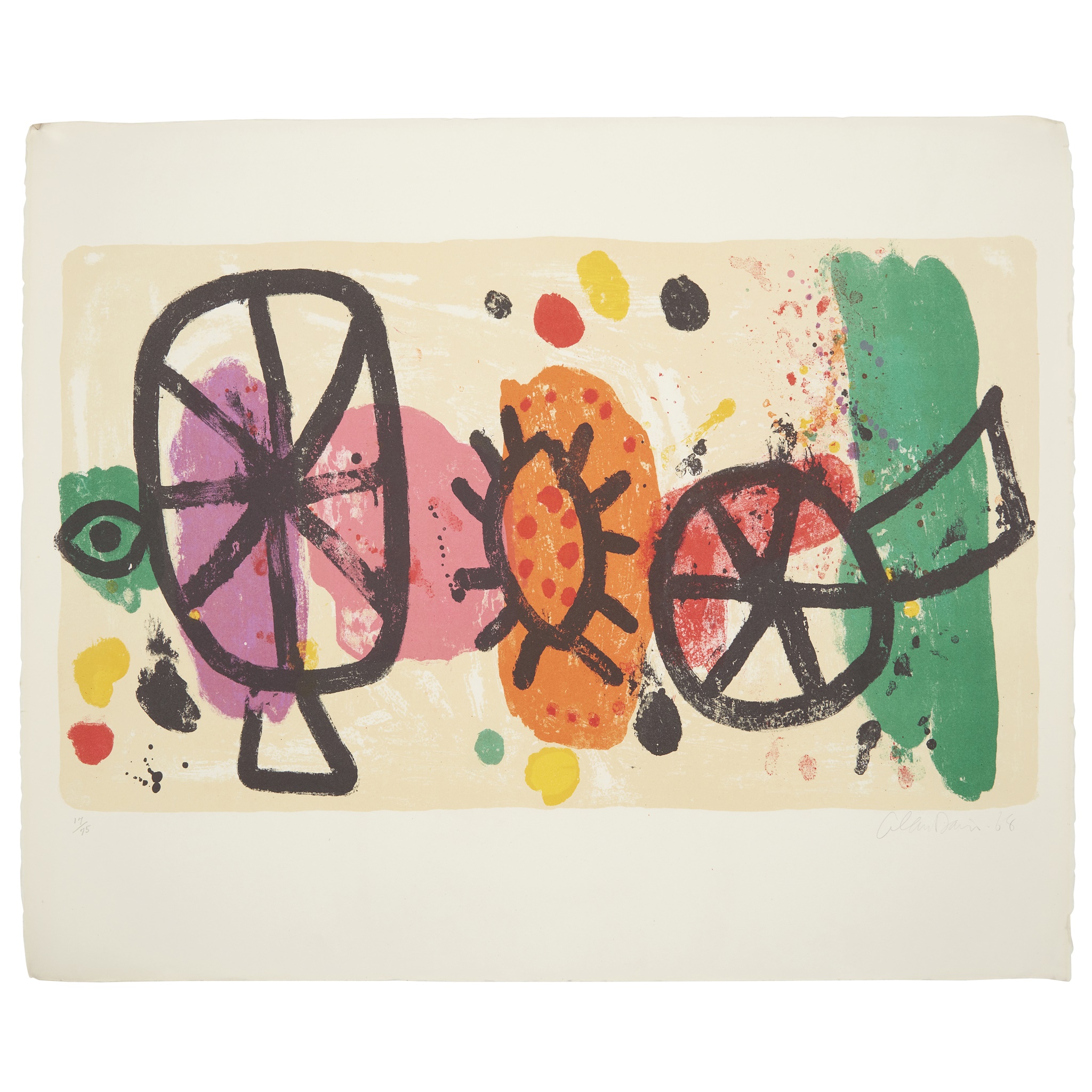 ALAN DAVIE C.B.E., R.A., H.R.S.A. (BRITISH 1920-2014)