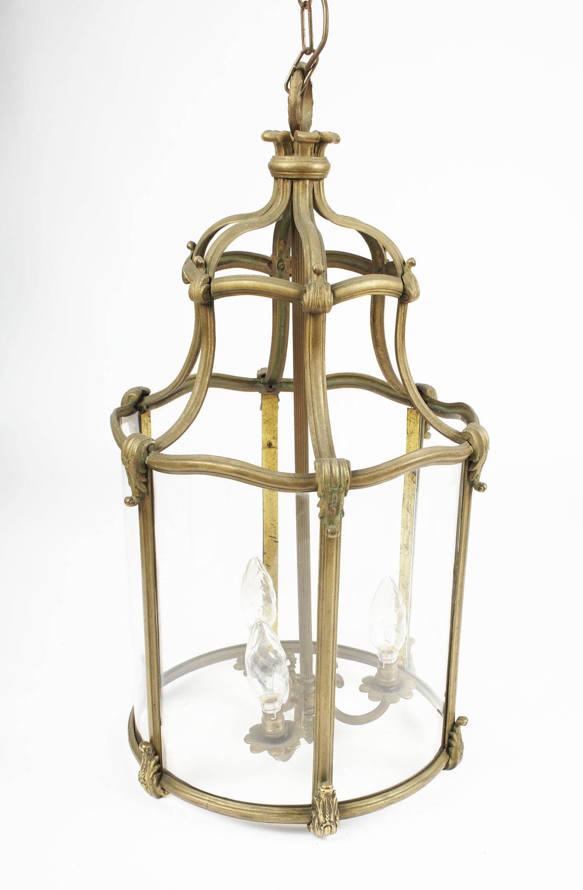 HEXAGONAL BRASS LANTERN