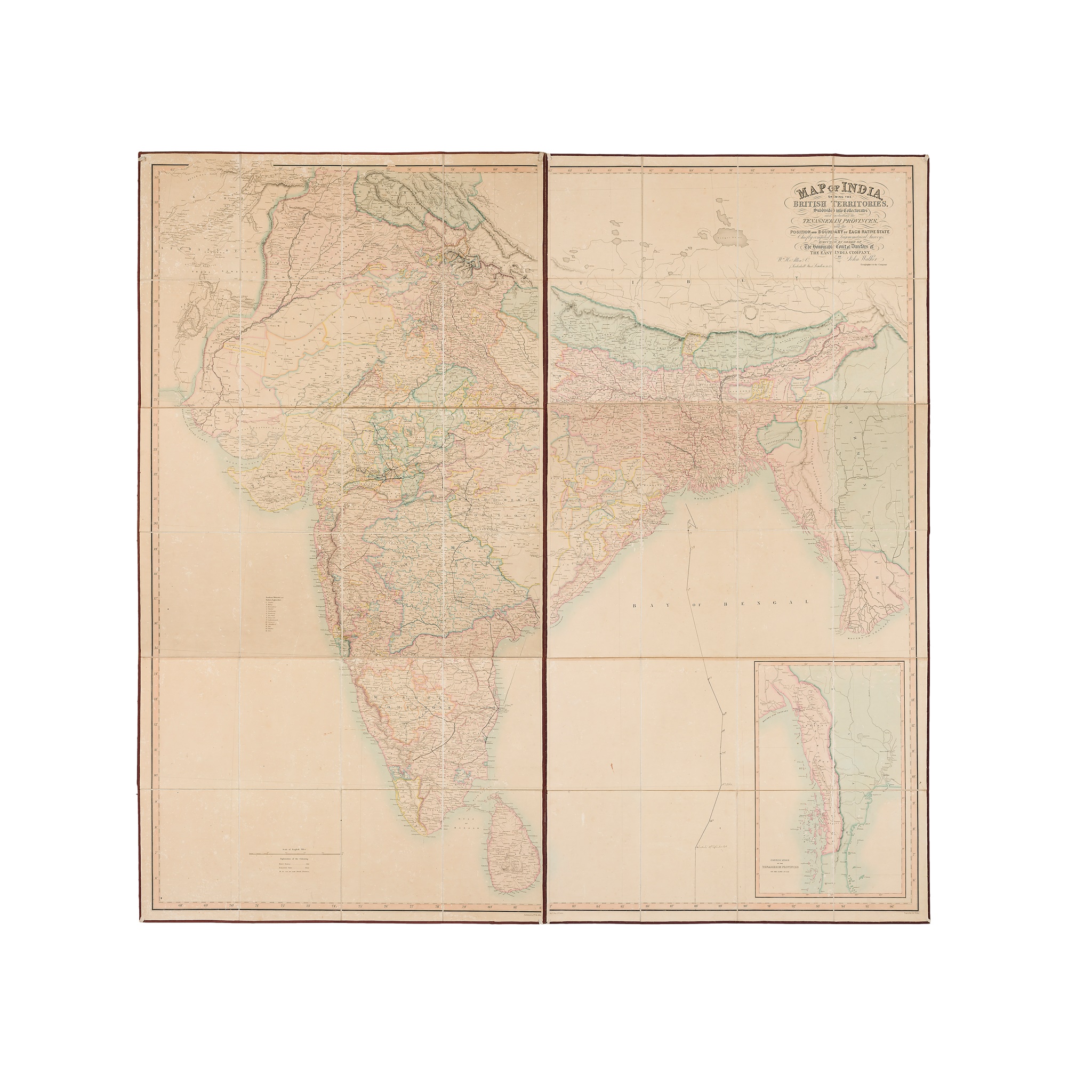 India - Walker, John, mapmaker to the East India Company