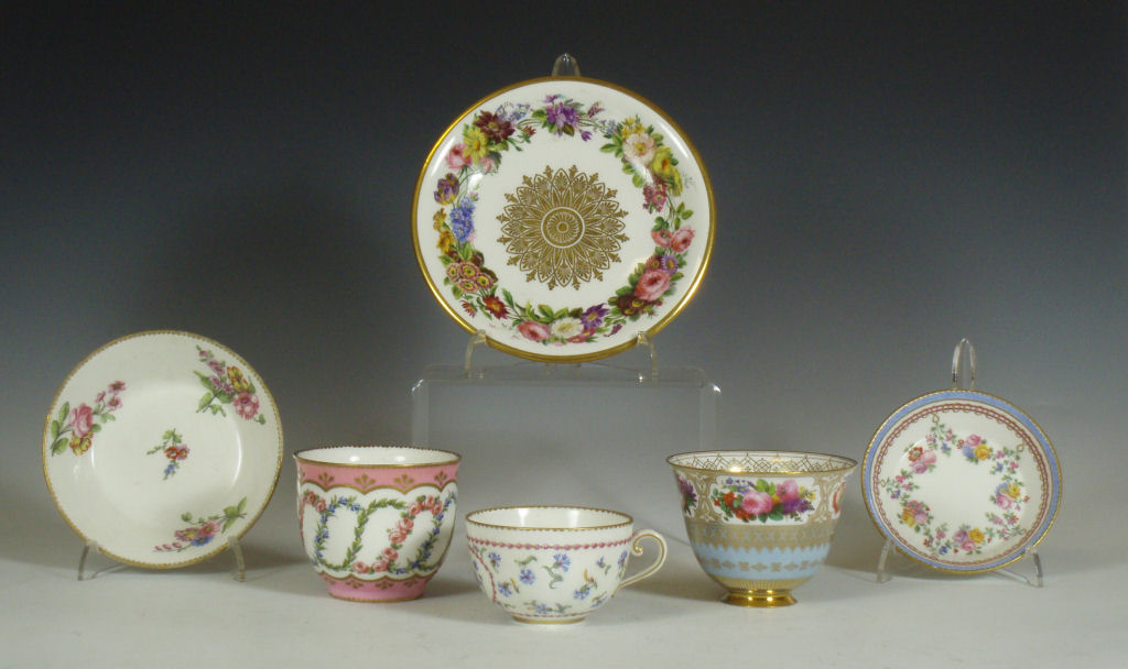 An 18th century Sèvres tea bowl