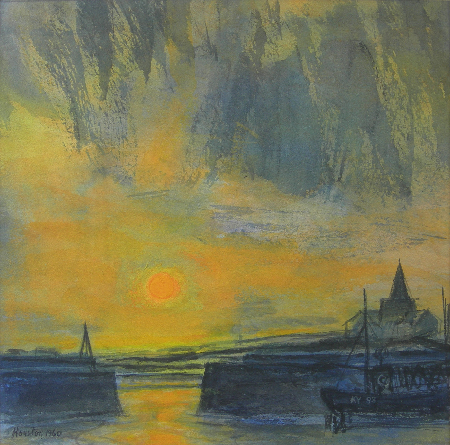 JOHN HOUSTON R.S.A., R.S.W., S.S.A (SCOTTISH 1930-2008)