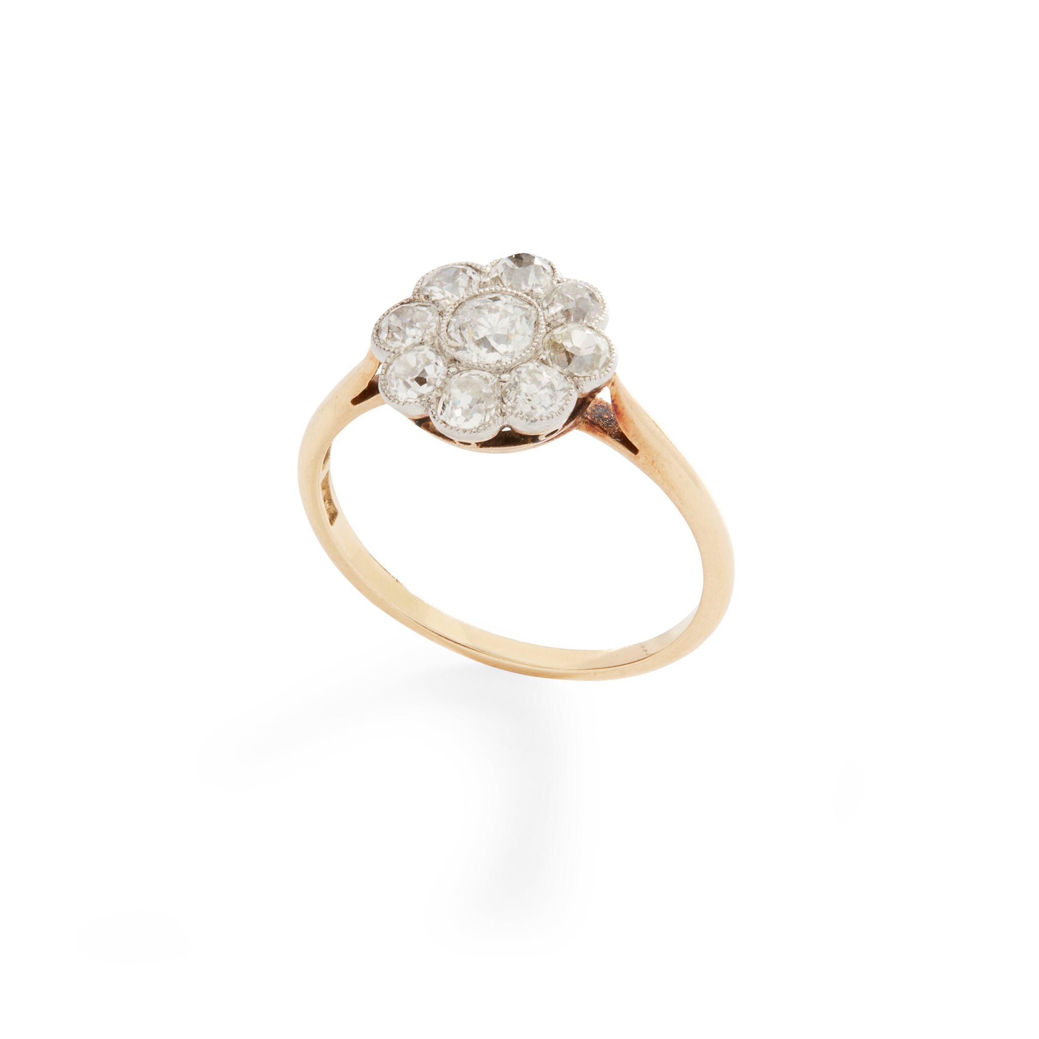 An early 20th-Century diamond cluster ring