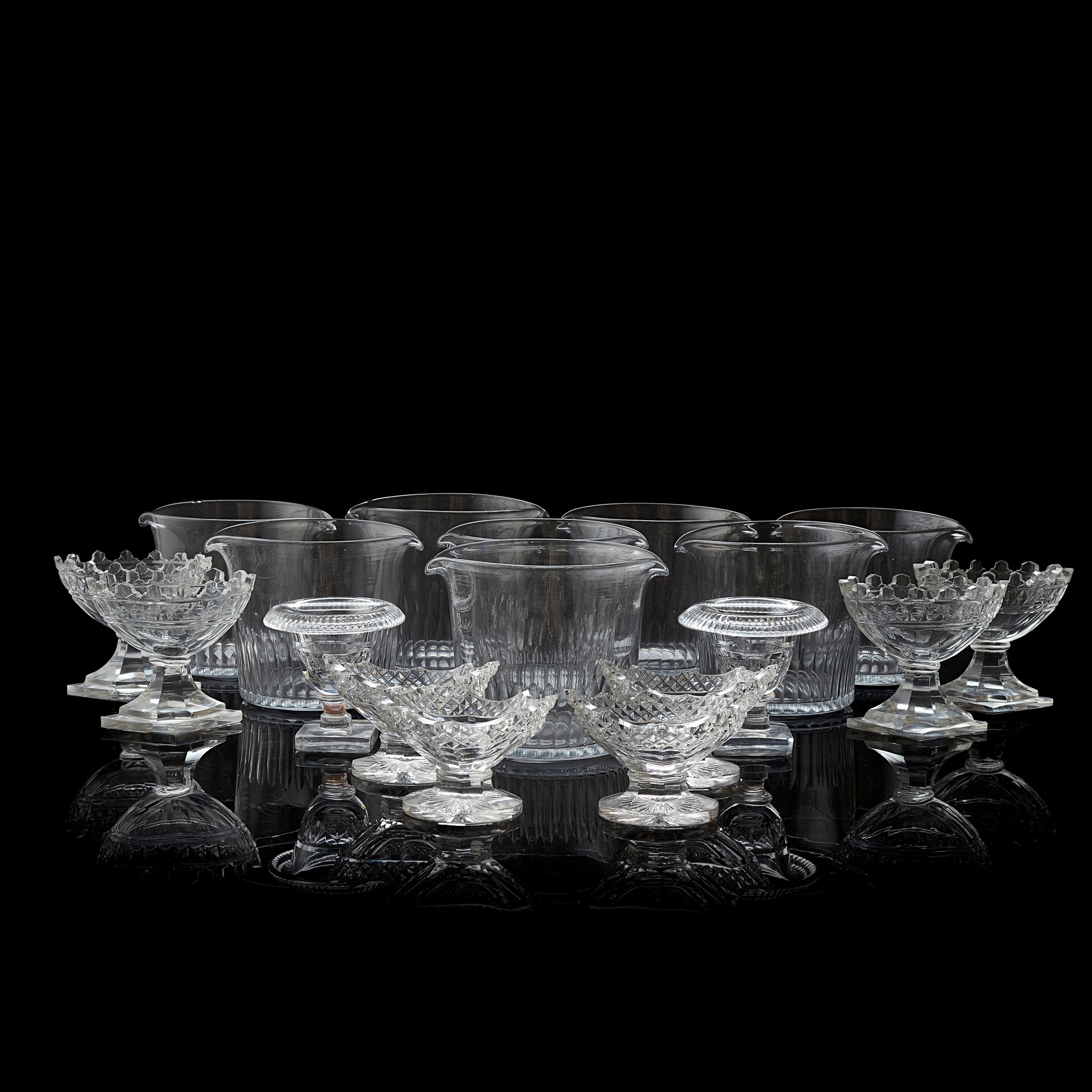 COLLECTION OF REGENCY AND REGENCY STYLE GLASS