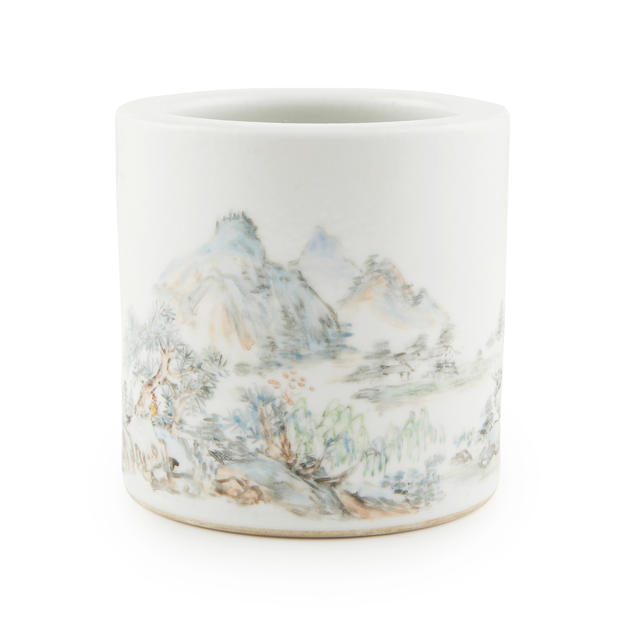 QIANJIANG ENAMELLED BRUSH POT