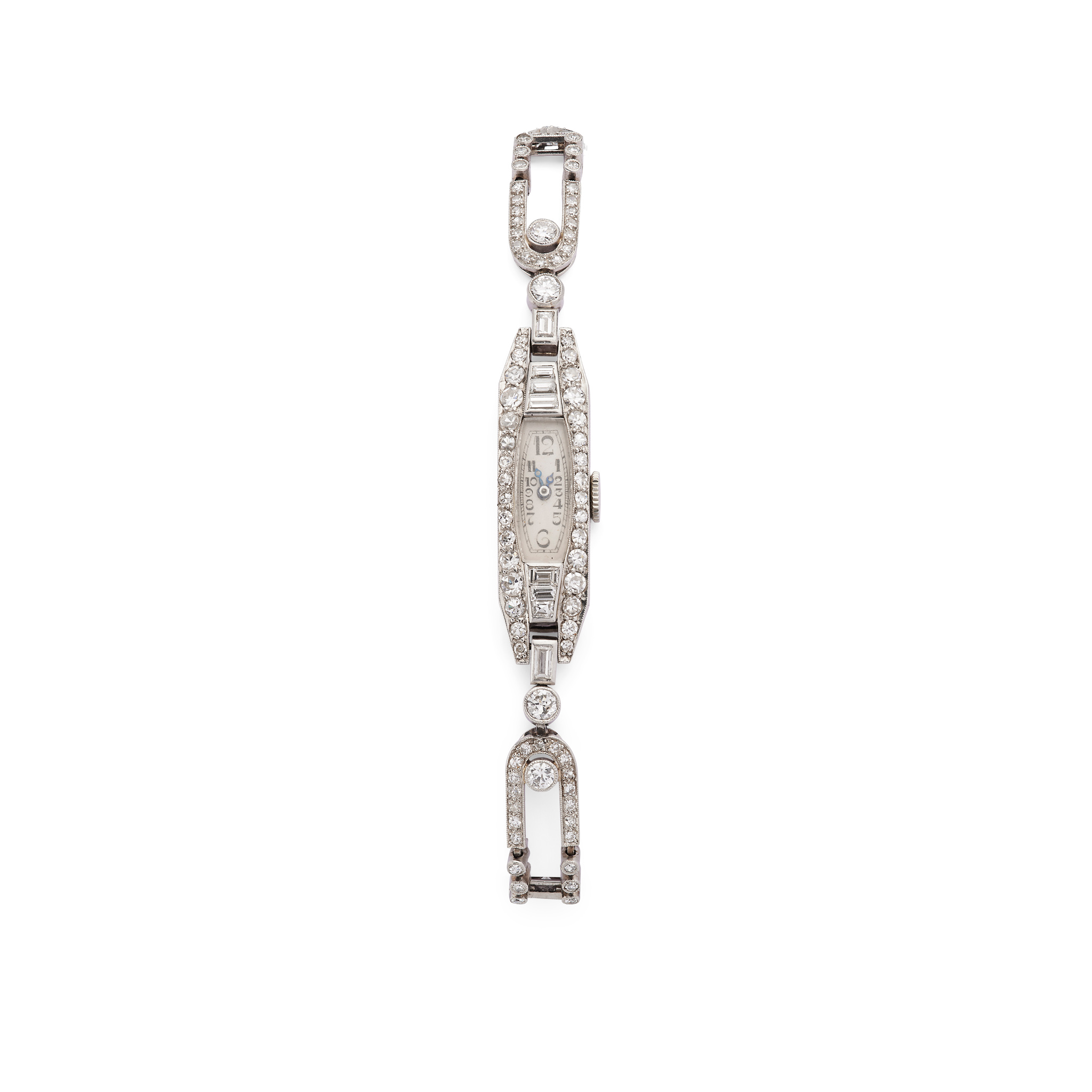 An Art Deco diamond cocktail watch, circa 1930