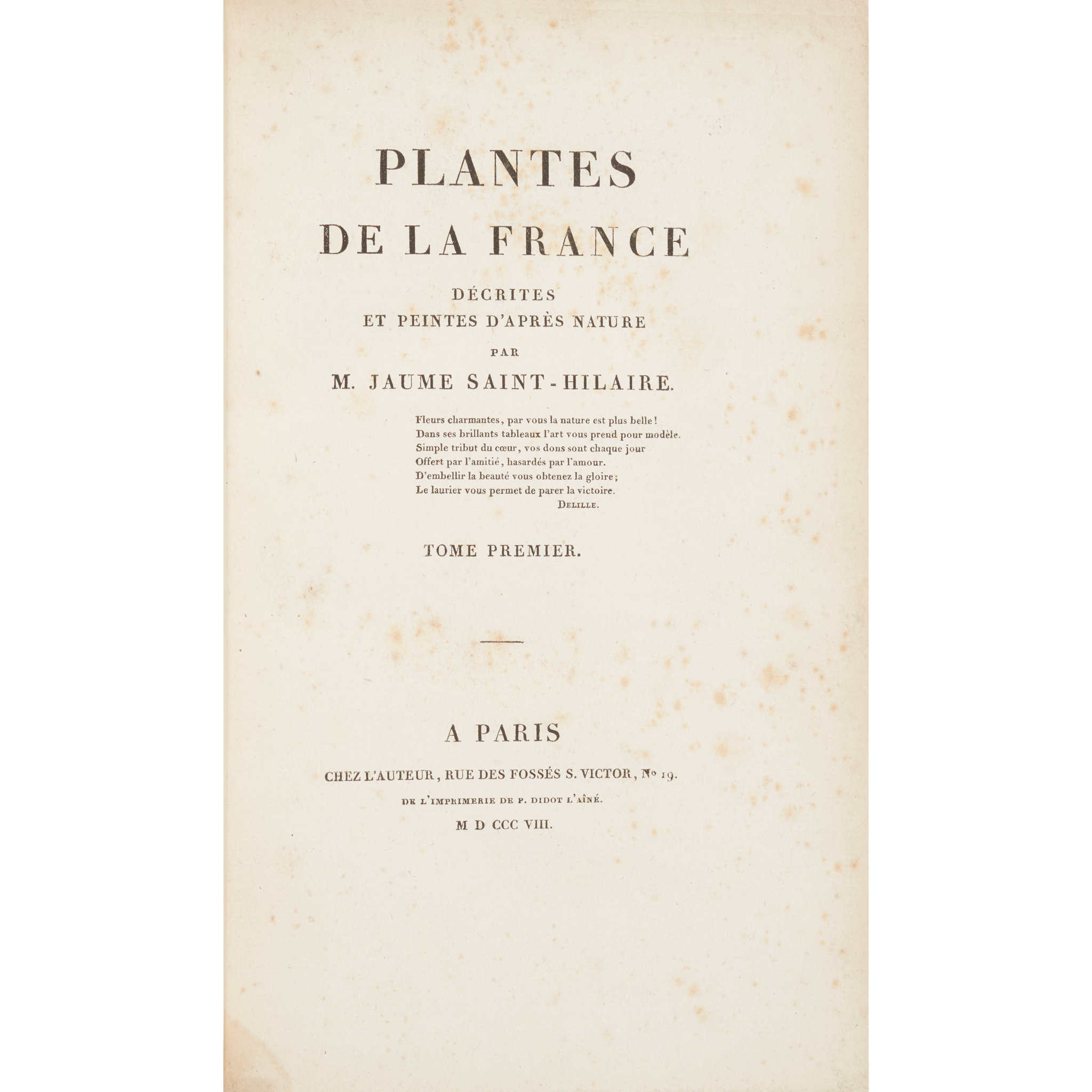 Saint-Hillaire, M. Jaume