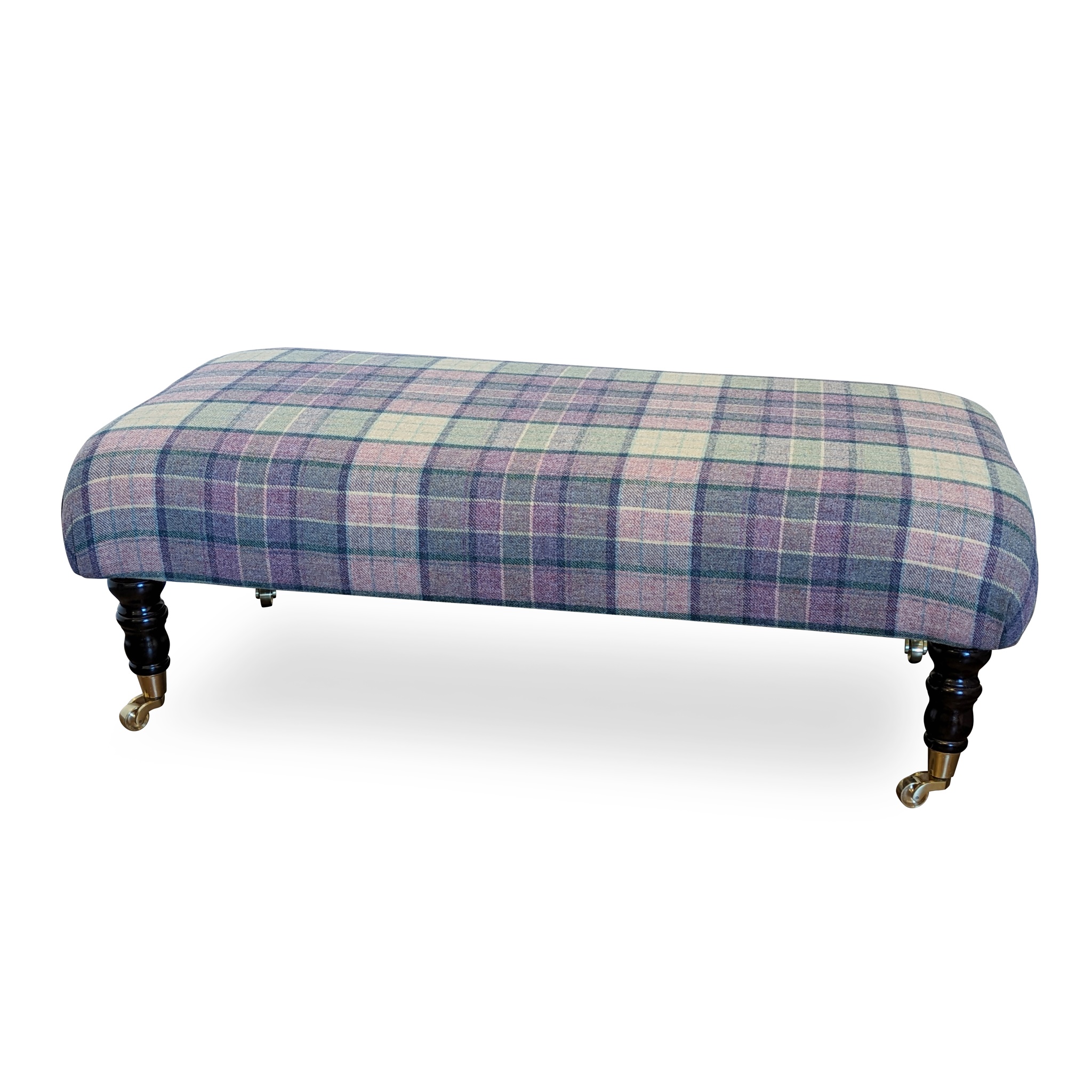 UPHOLSTERED FOOTSTOOL