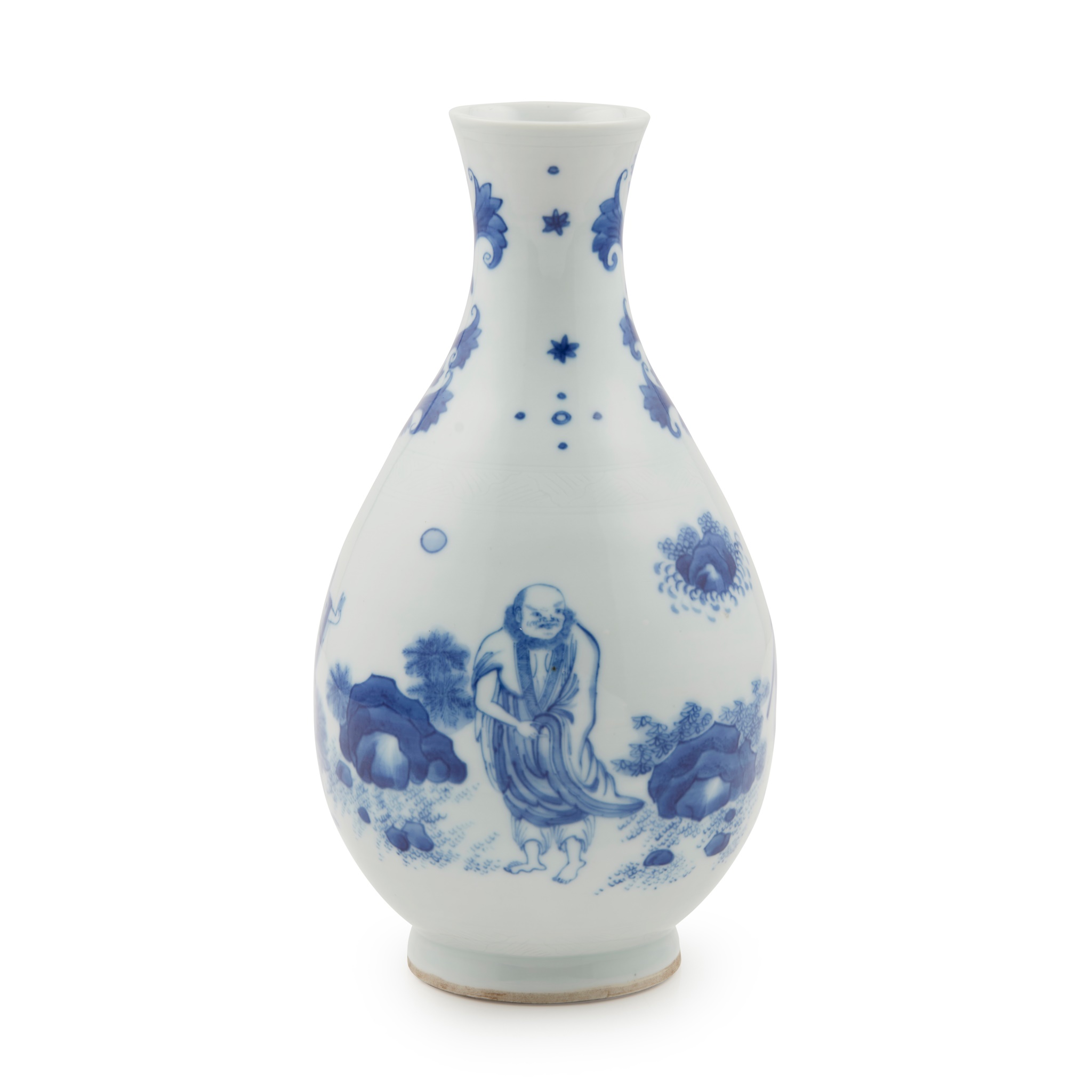 BLUE AND WHITE 'FIGURAL' JAR