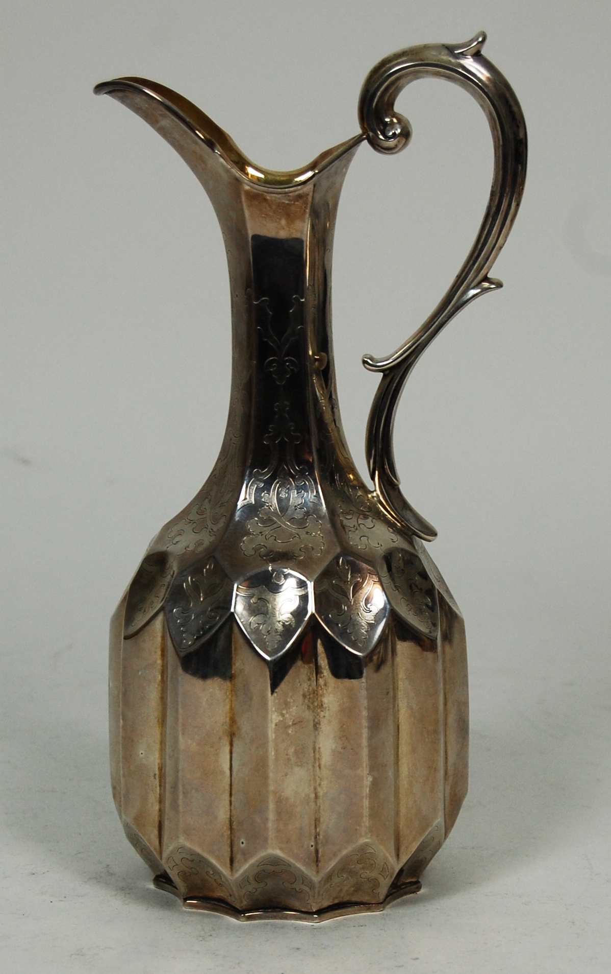 A Victorian wine ewer