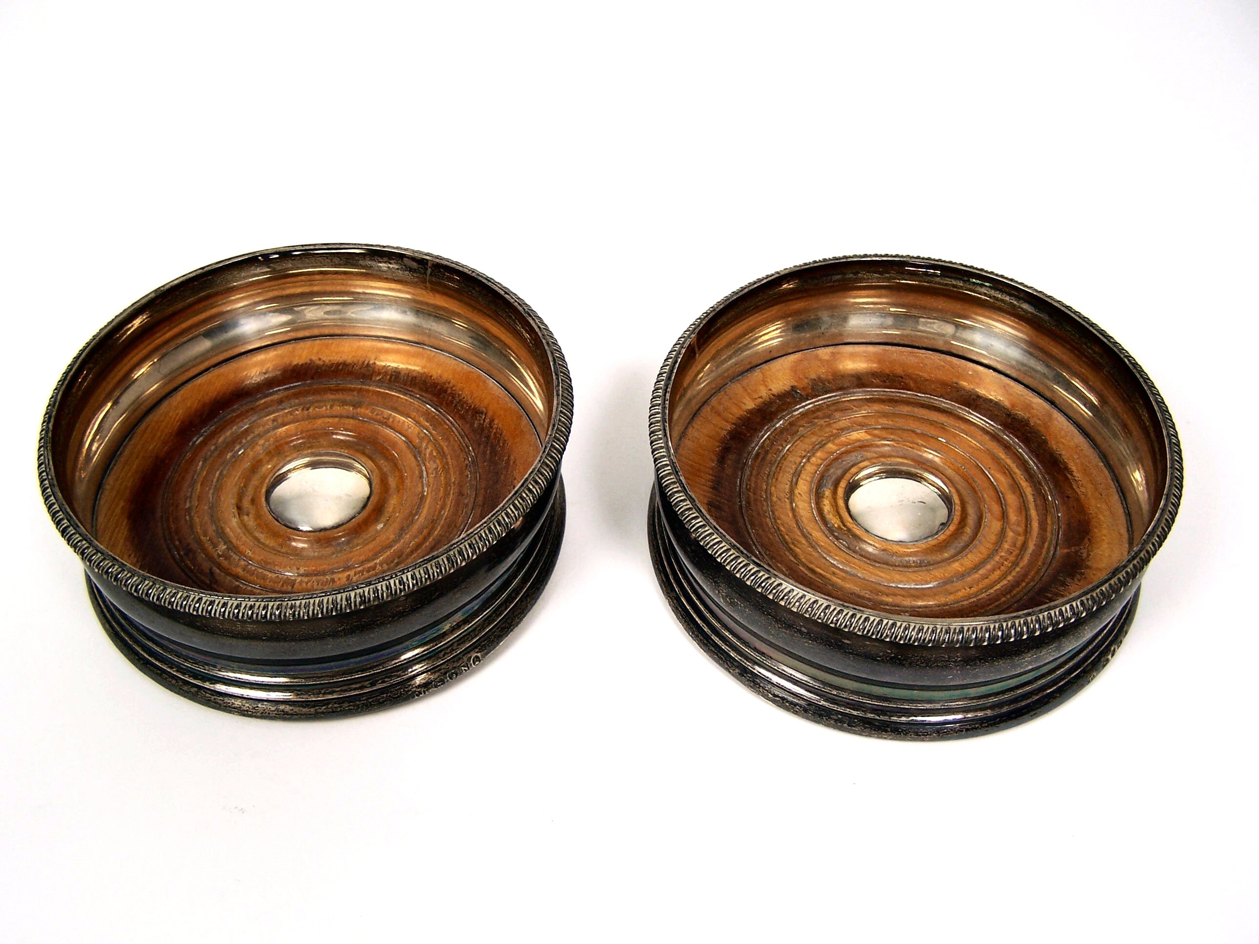 A pair of George III coasters