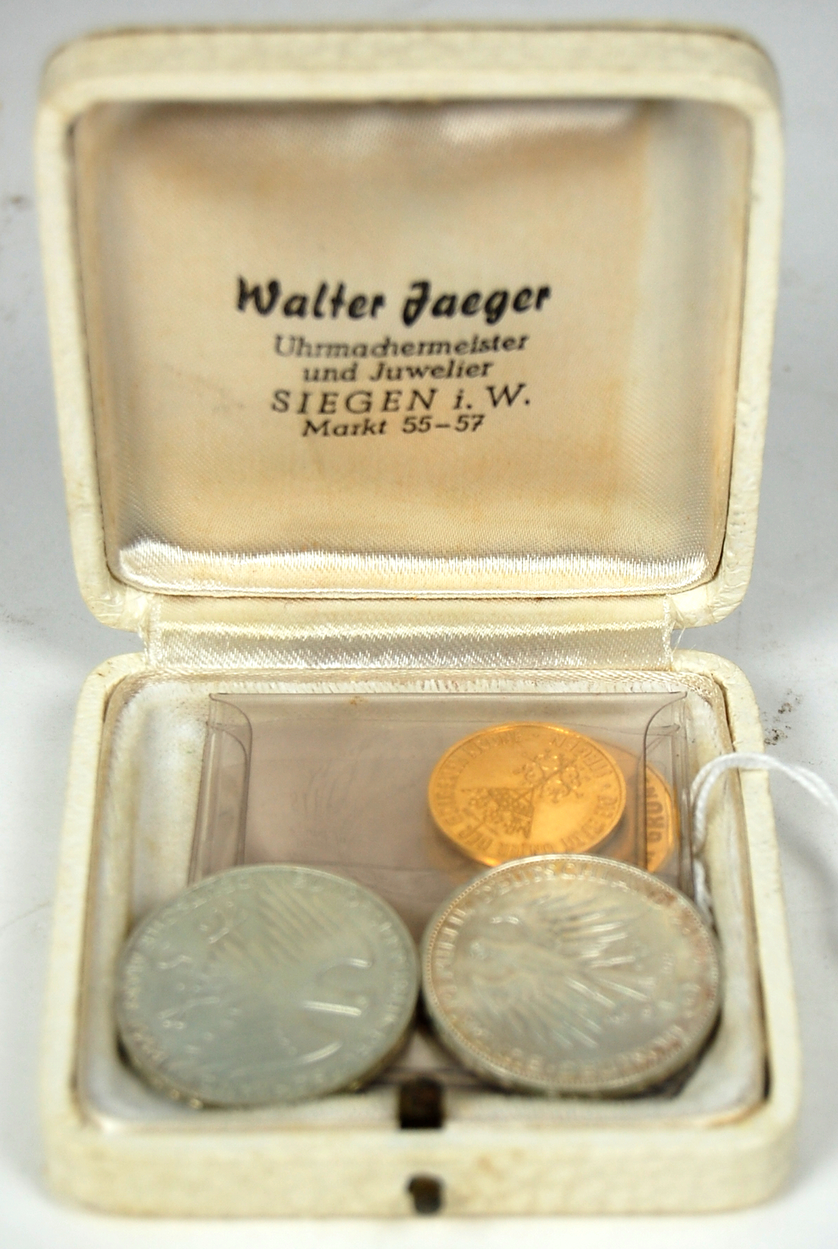 A small collection of German coins