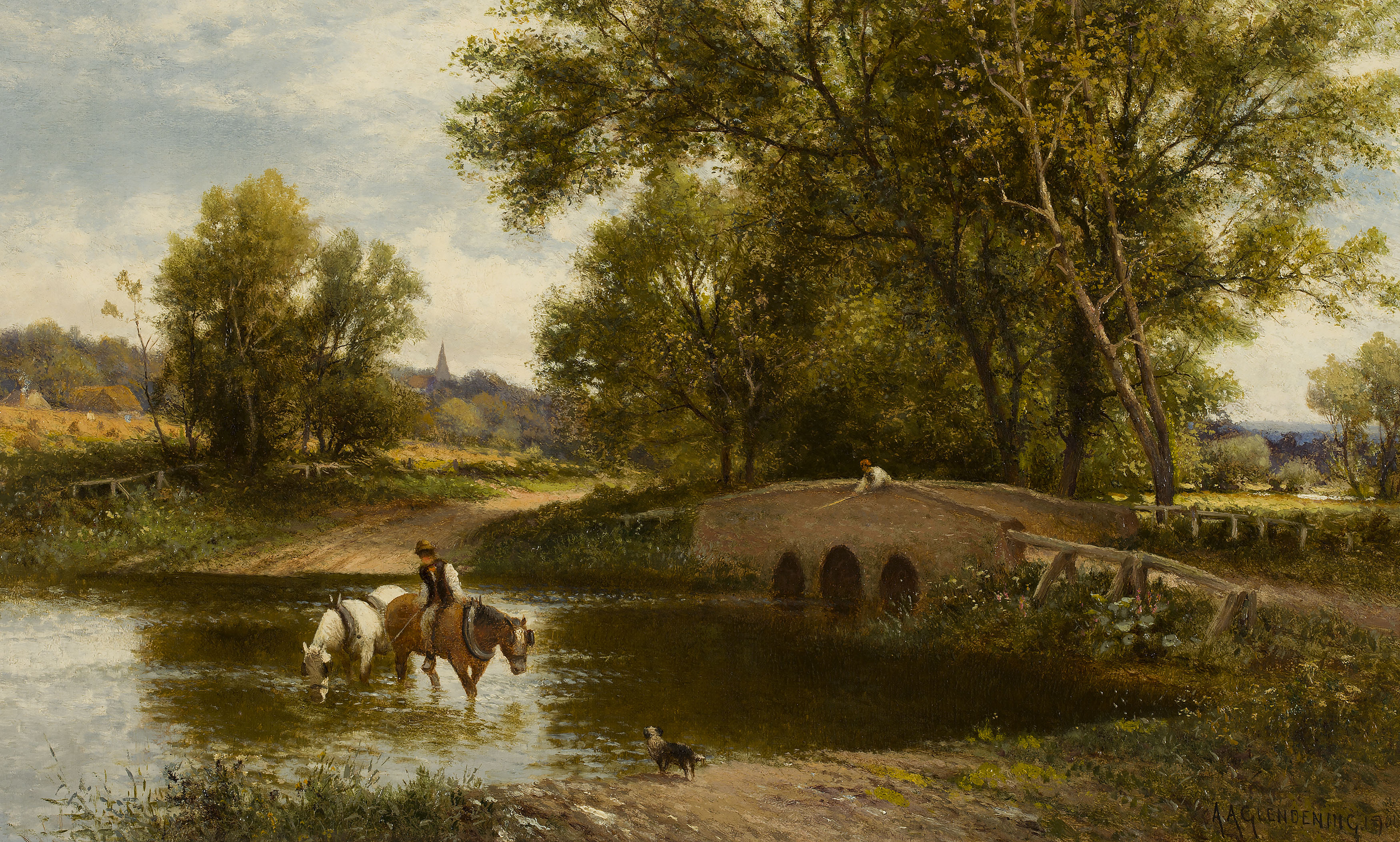 ALFRED AUGUSTUS GLENDENING SENIOR (BRITISH 1840-1910)