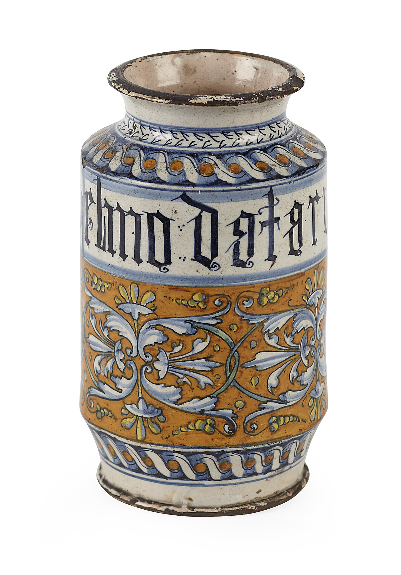 ITALIAN MAIOLICA ALBARELLO