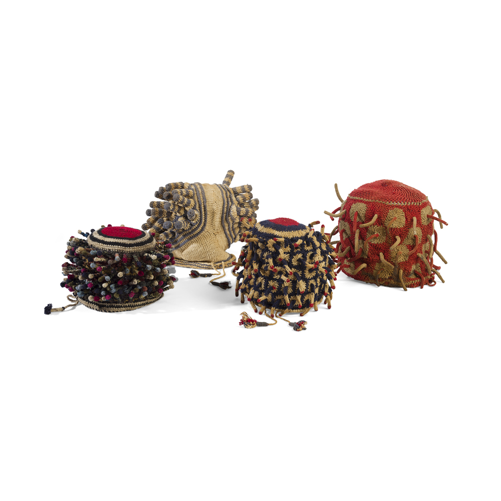 A COLLECTION OF BAMUN PRESTIGE HATS