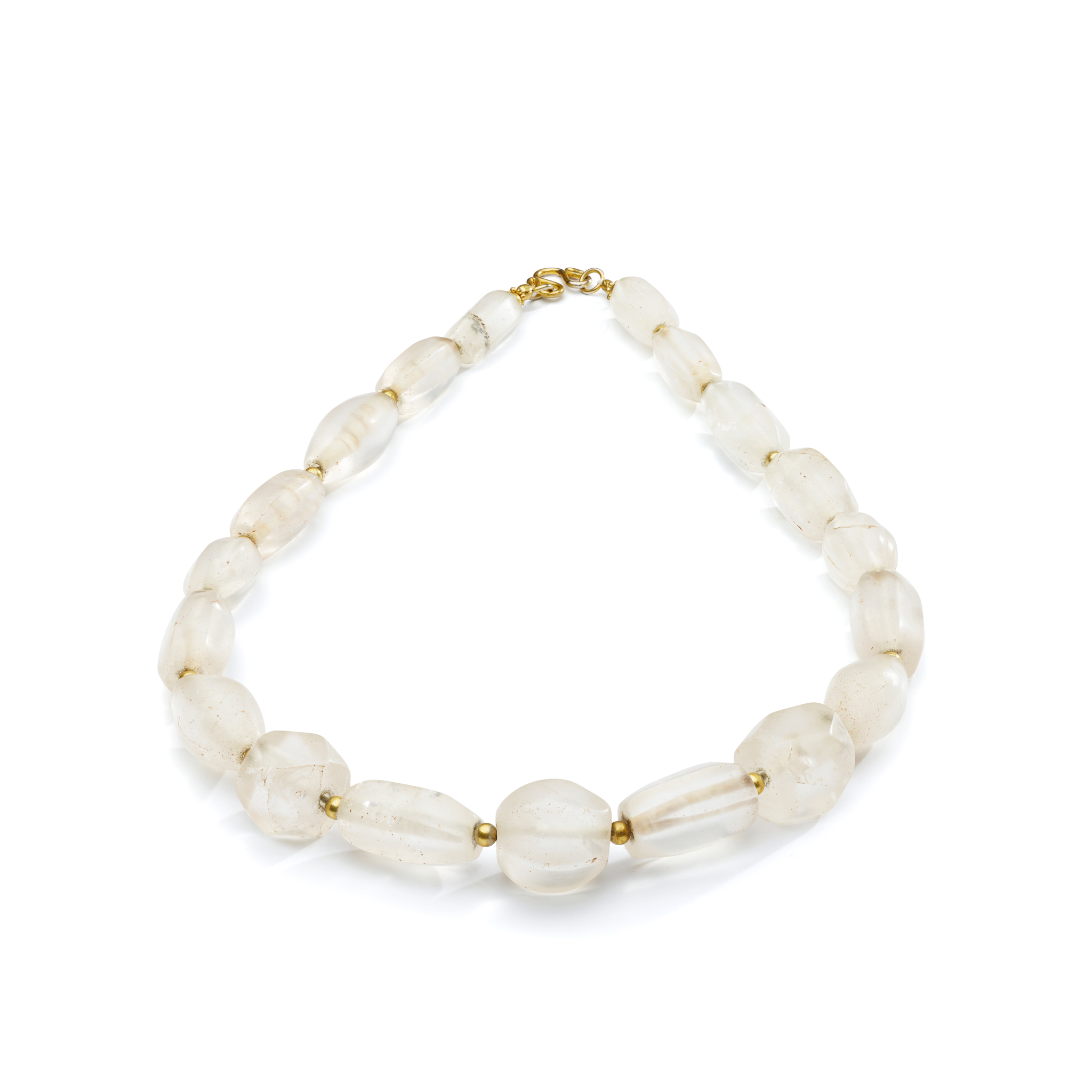 ANCIENT ROMAN ROCK CRYSTAL NECKLACE