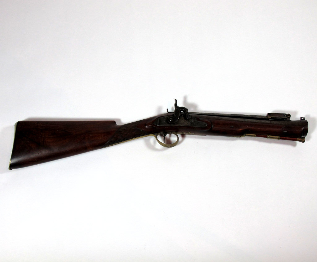 ENGLISH SINGLE BARREL PERCUSSION BLUNDERBUSS