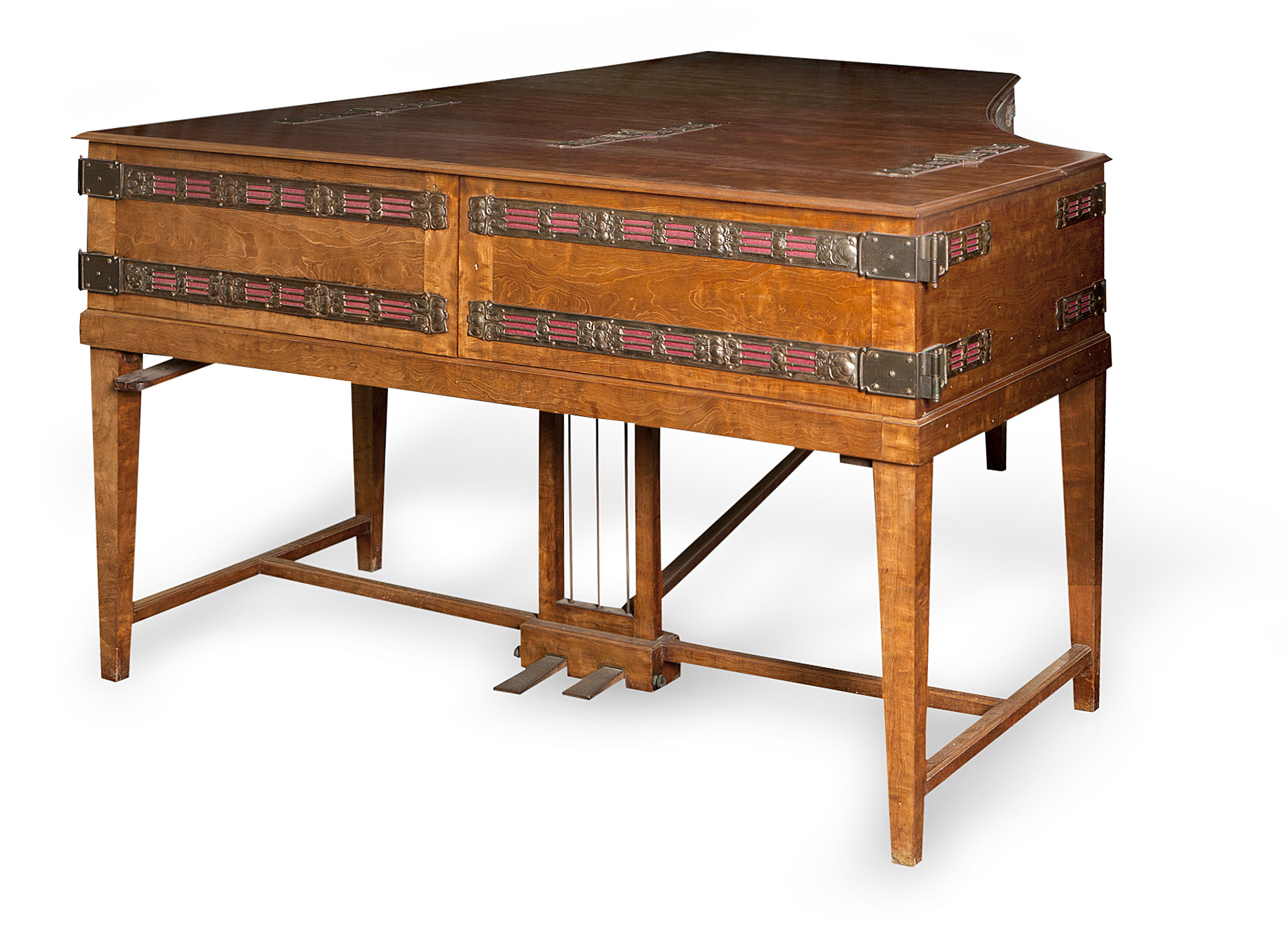 ARTS & CRAFTS WALNUT GRAND PIANO