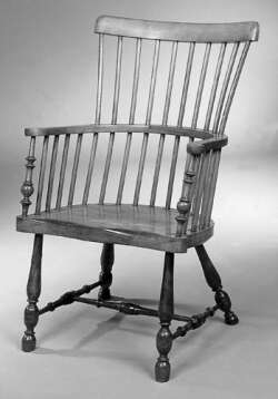 A late 19th century satin birch Darvel chair