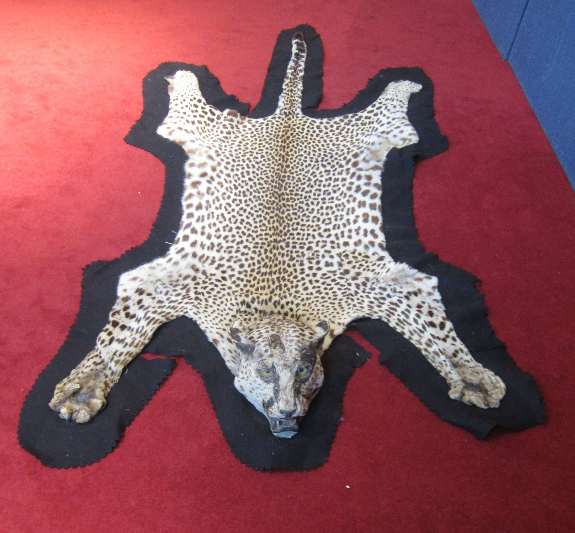 LEOPARD SKIN RUG