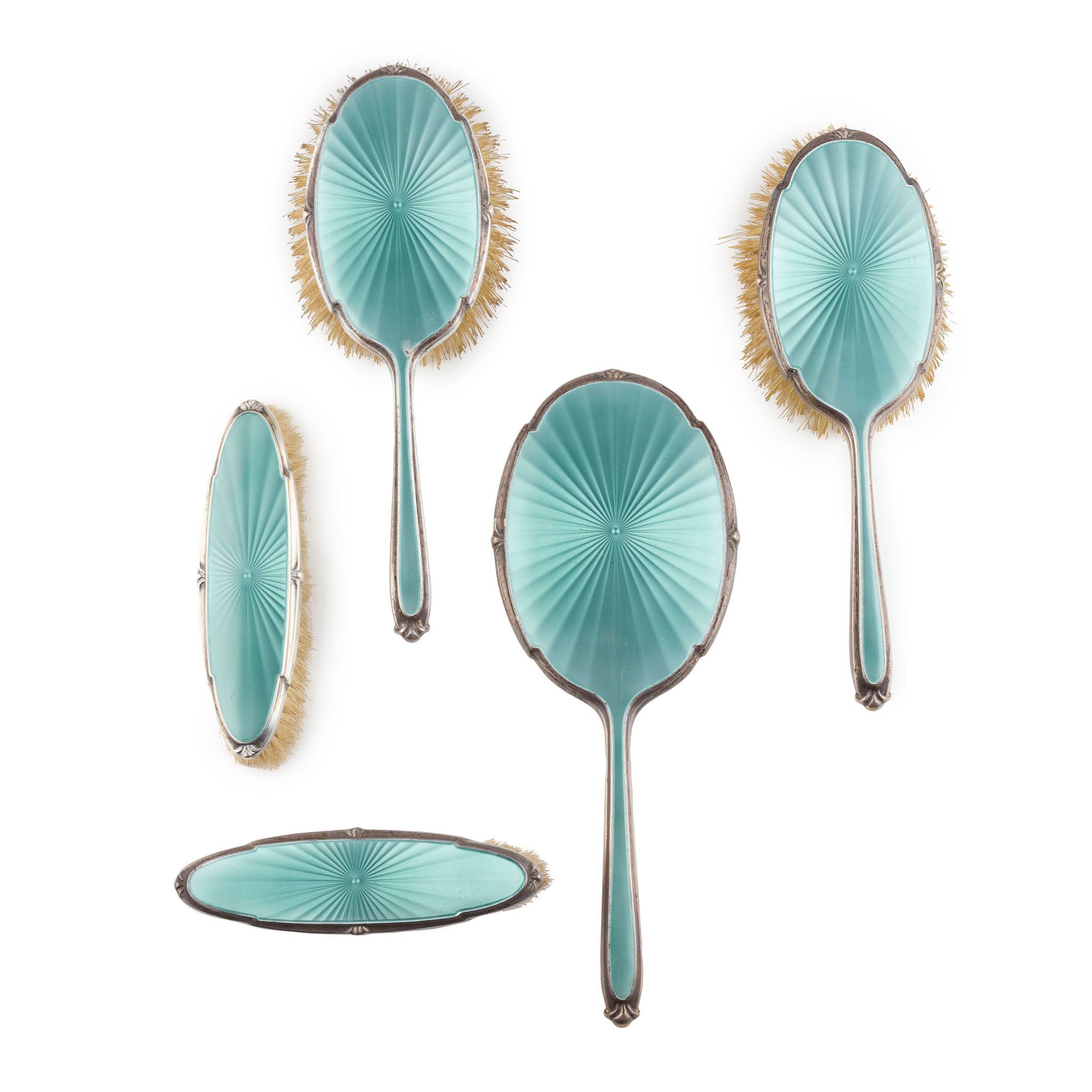 A 1930s DRESSING TABLE SET