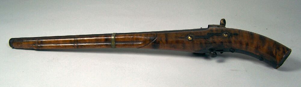 An Indian short barrel miquelet lock belt pistol