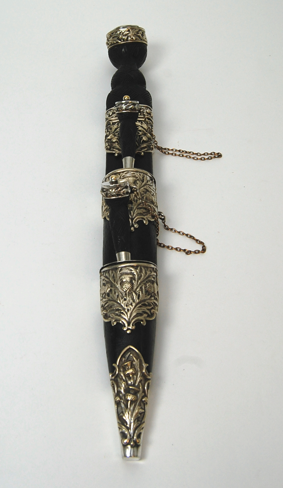 A silver plated Scottish Police dirk